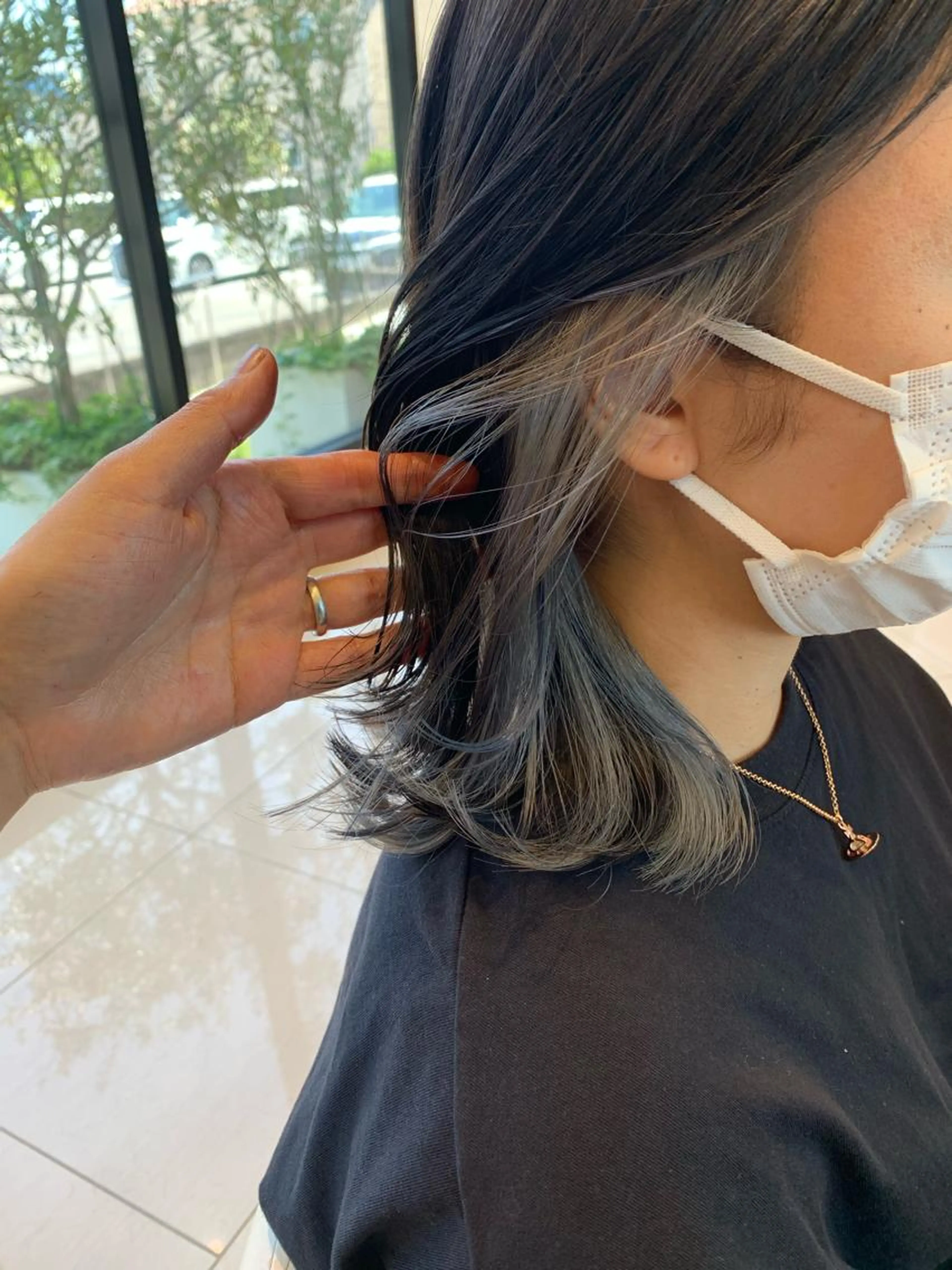 インナーカラー＋プレトリートメントの写真