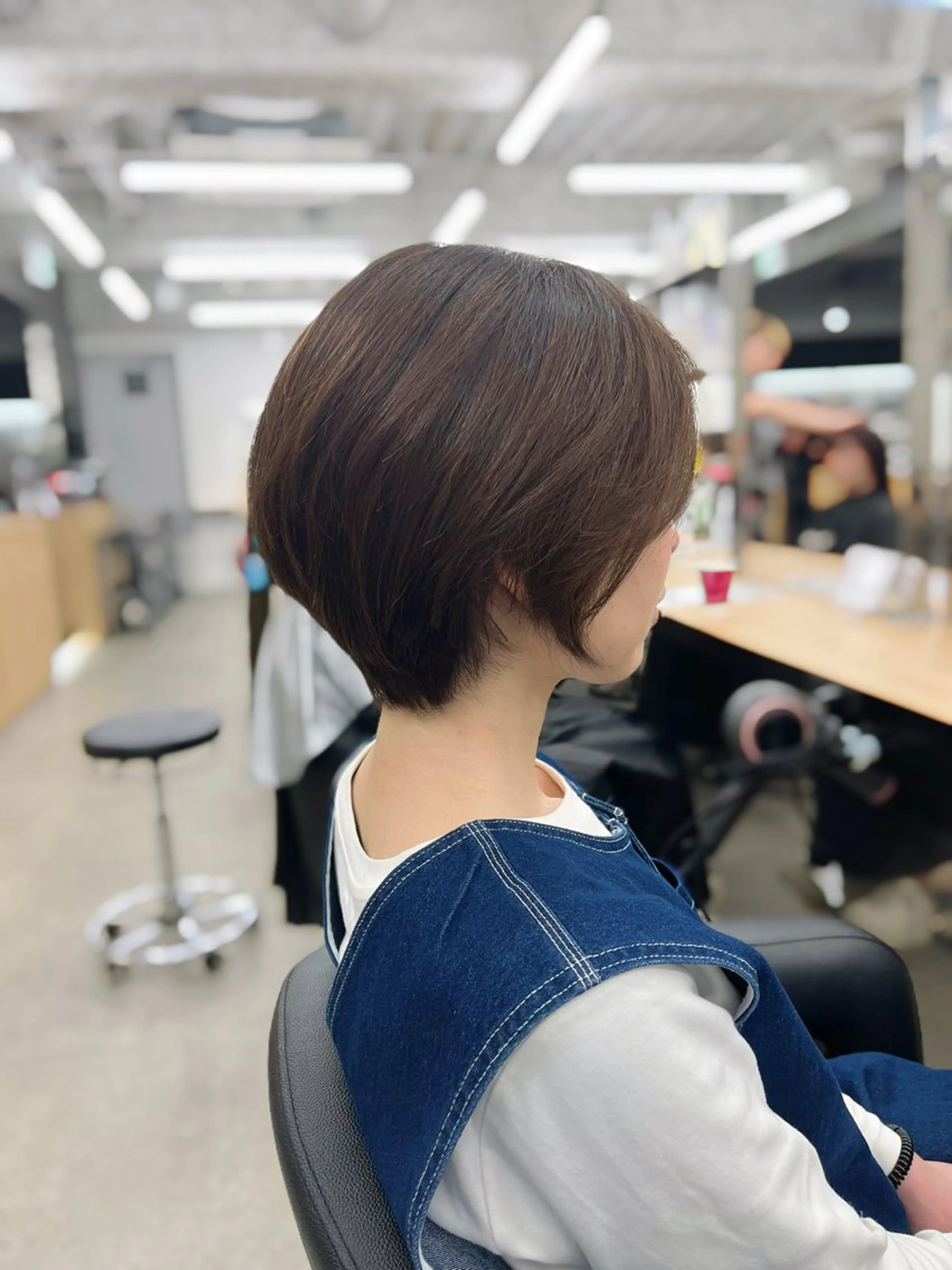 ショート 縮毛矯正/ハイトーン /パーマ/前原汐🎐のヘアスタイル