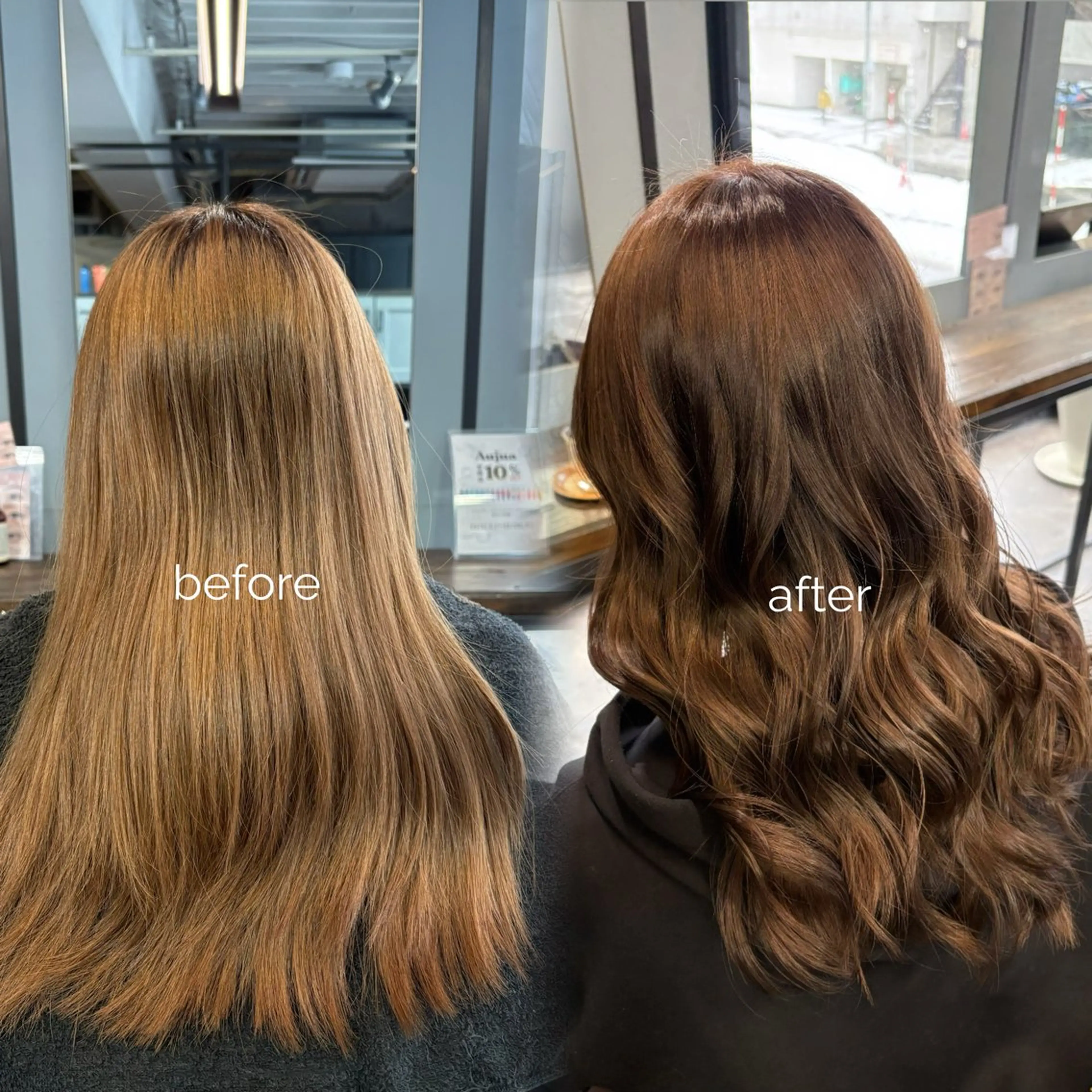 カラー ベージュカラー ヘアカラー ユイカ🐮暖色カラー / 再現スタイルのヘアスタイル