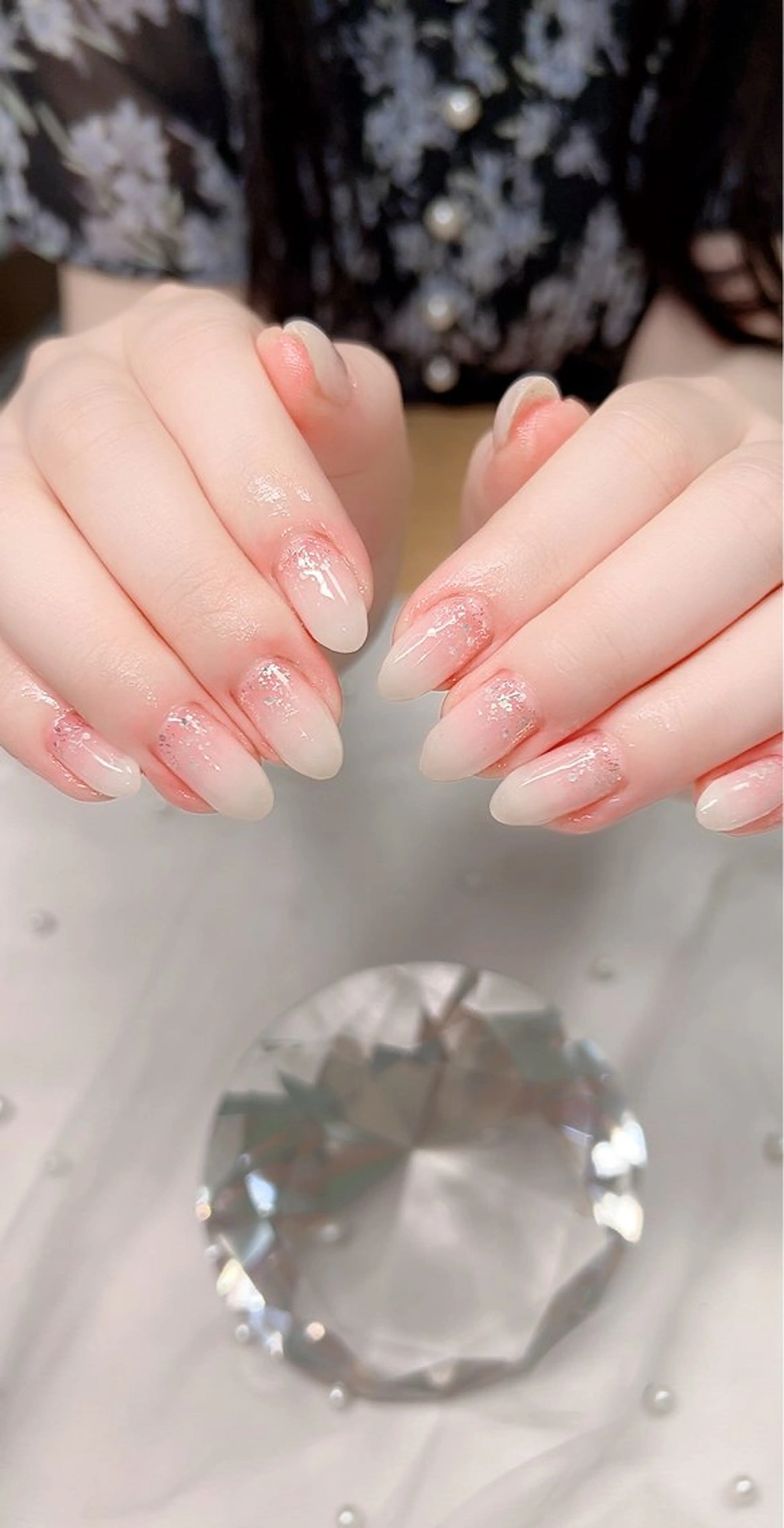 ネイル フットネイル ラメ(グリッター) ハンドネイル Cute Tips nailのネイルデザイン