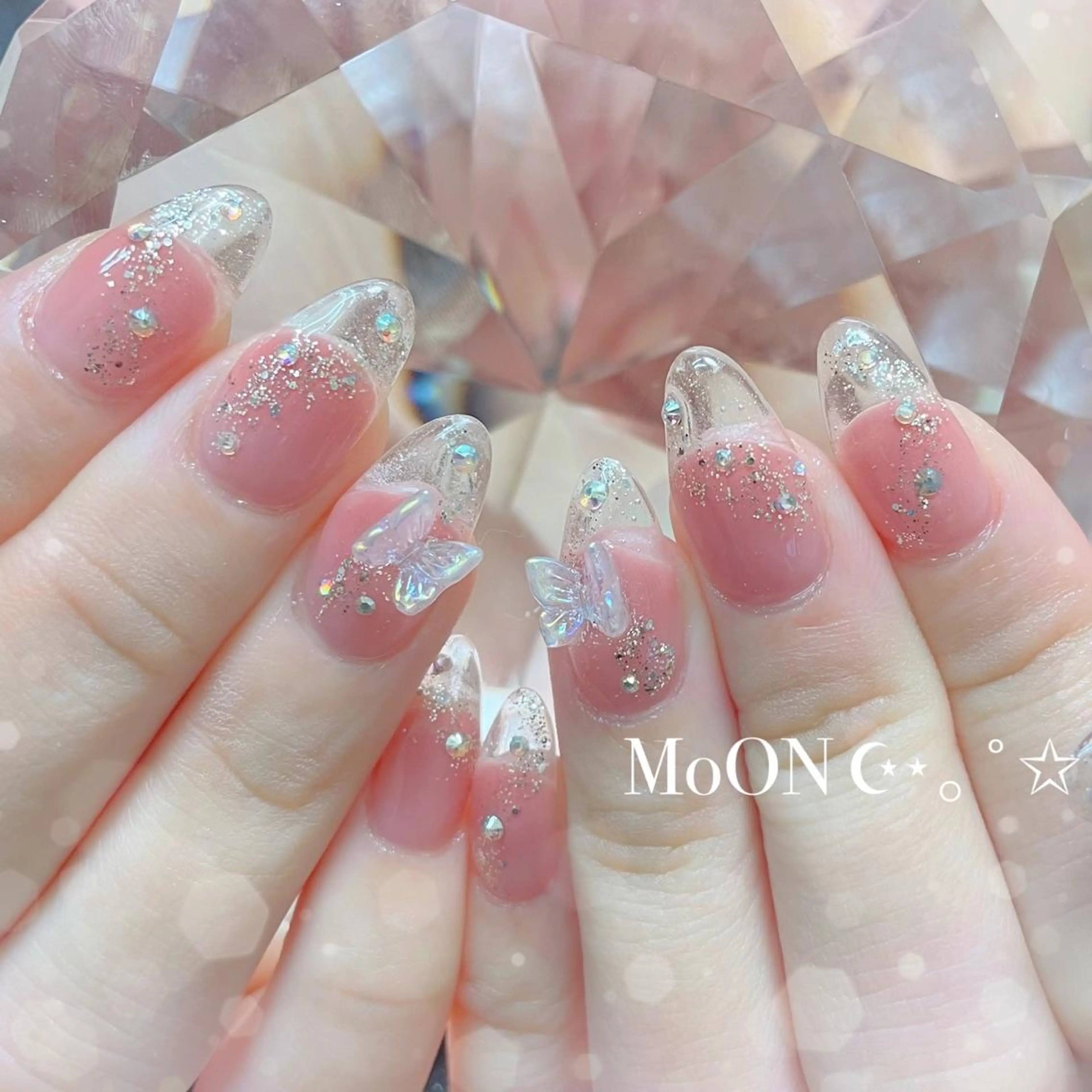 ネイル ハンドネイル ハンドケア MoON...❤︎ MeGuのネイルデザイン