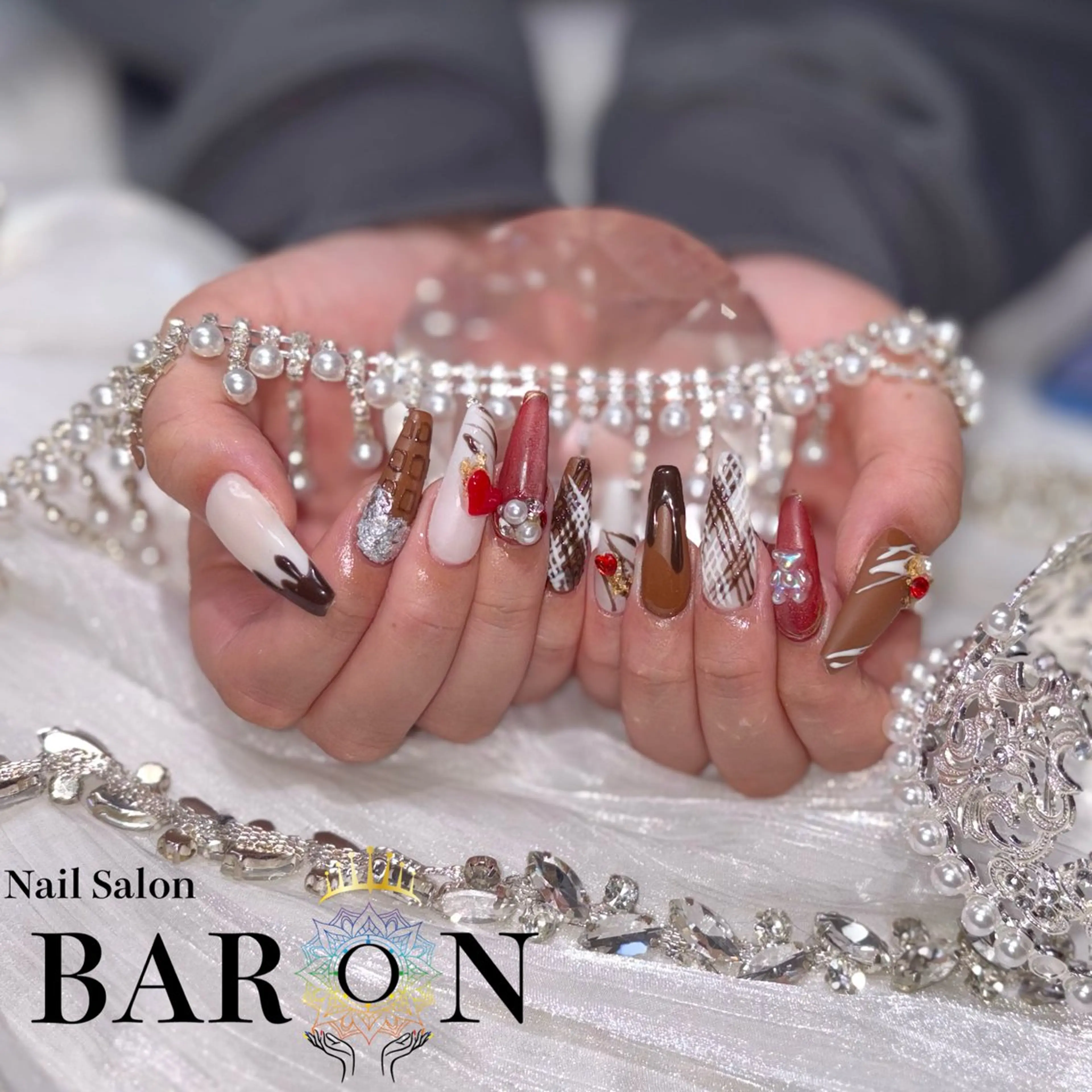 ネイル ハンドネイル BARON 心斎橋 MISAKIのネイルデザイン