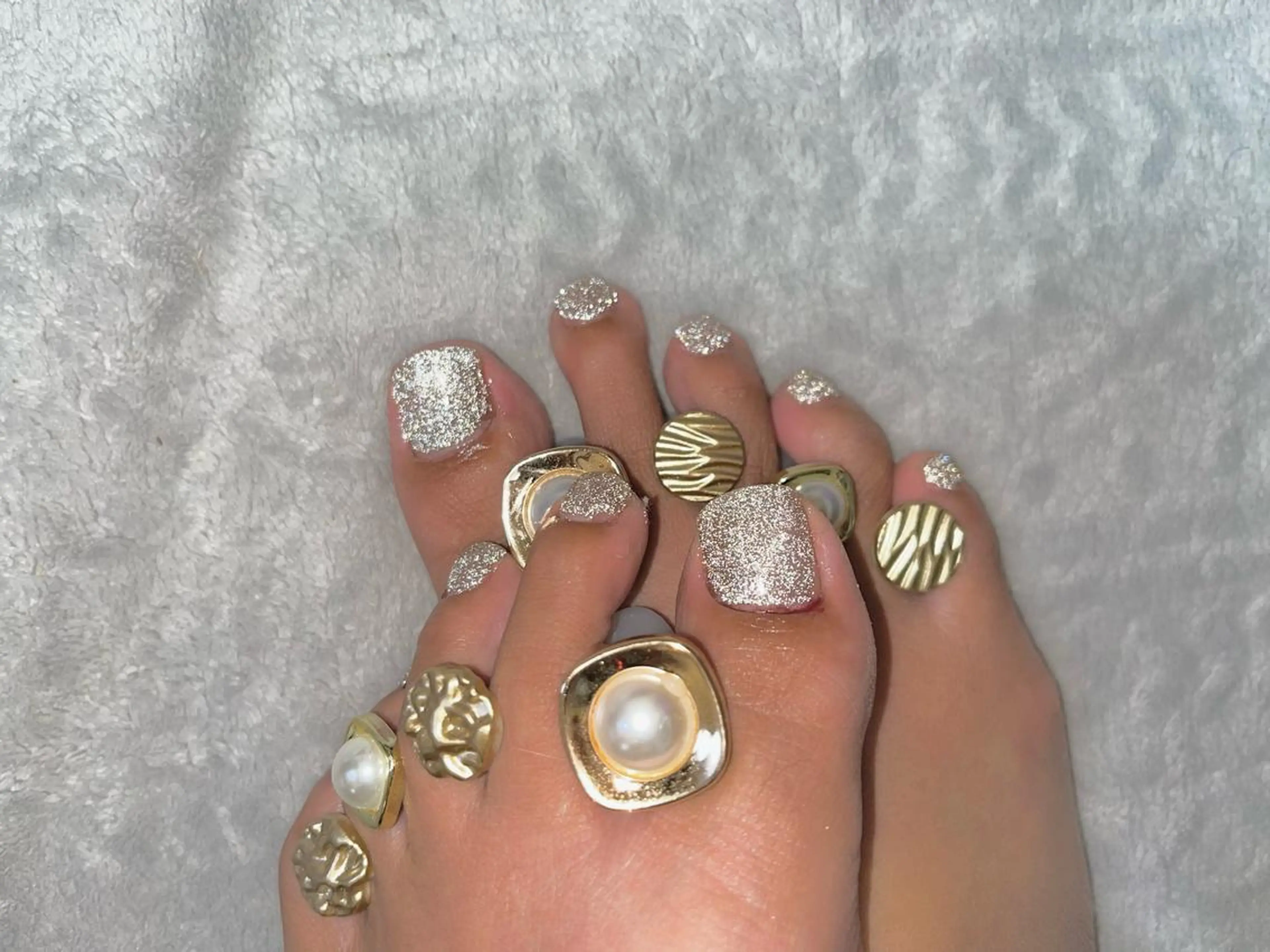 ネイル フラッシュネイル フットネイル Ruana Nailのネイルデザイン