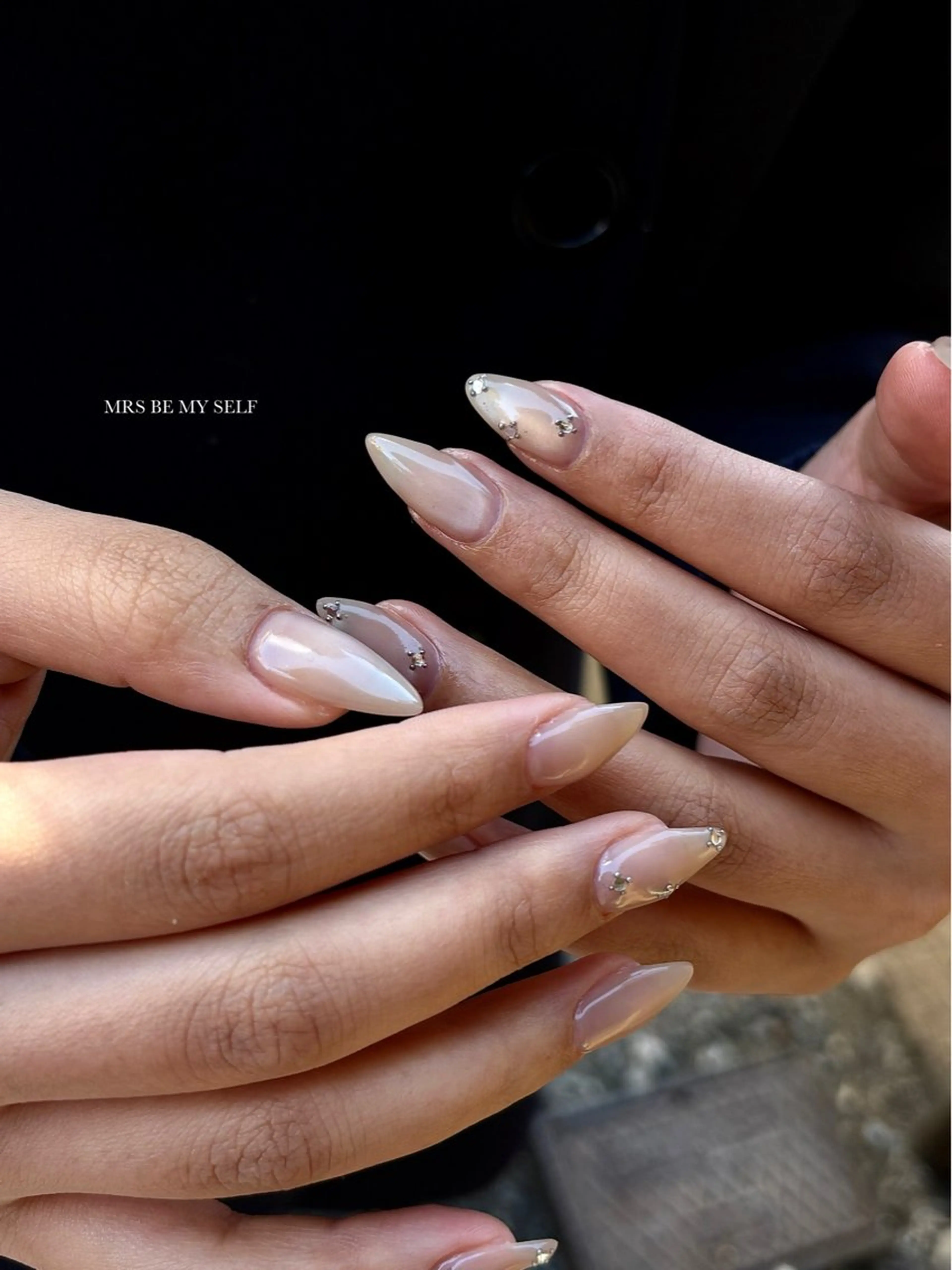 ネイル マグネットネイル シンプルネイル ハンドネイル MRS/ miyu🎀のネイルデザイン