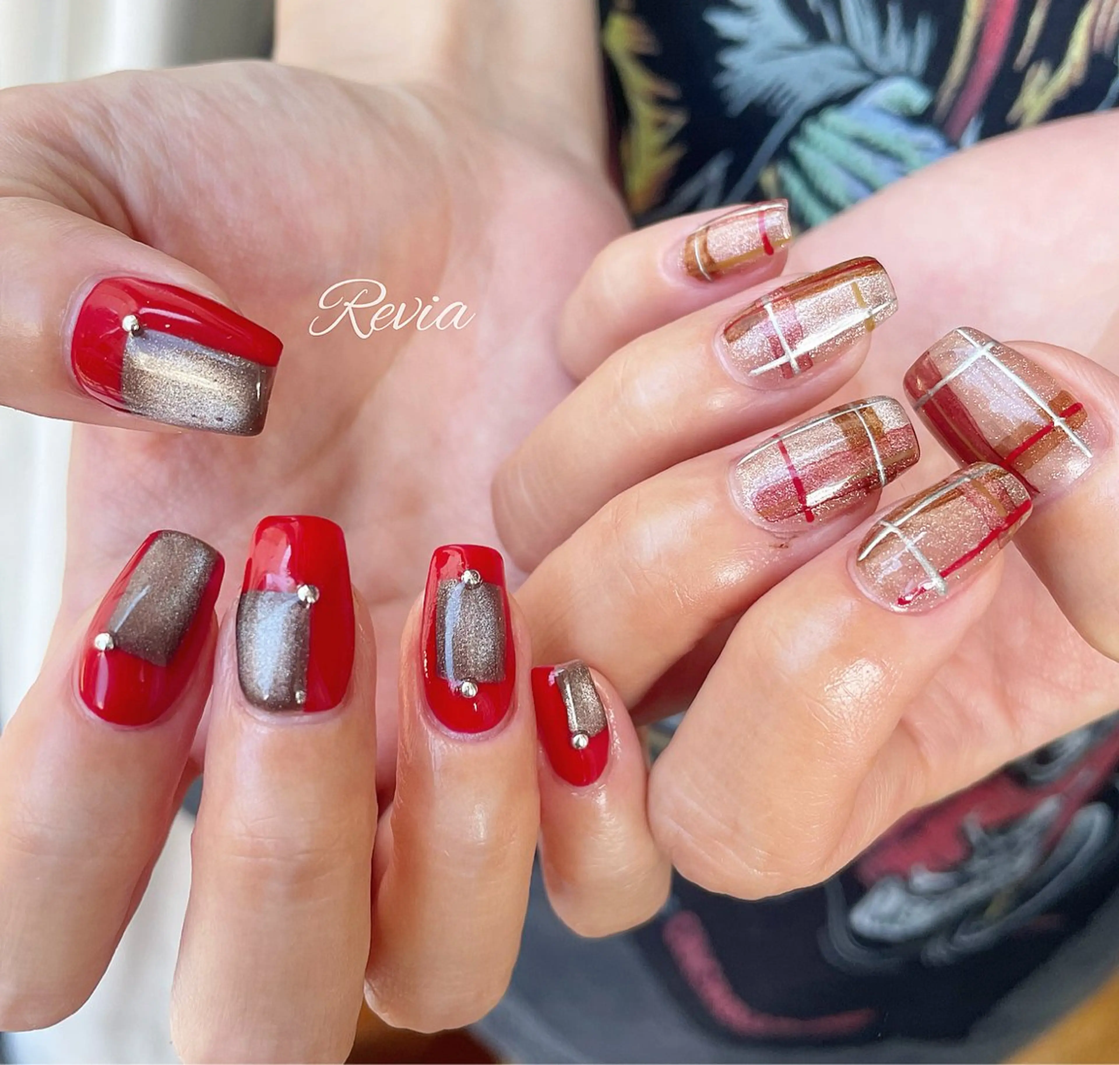 ネイル ハンドネイル revia所属・ERI Nailistのネイルデザイン