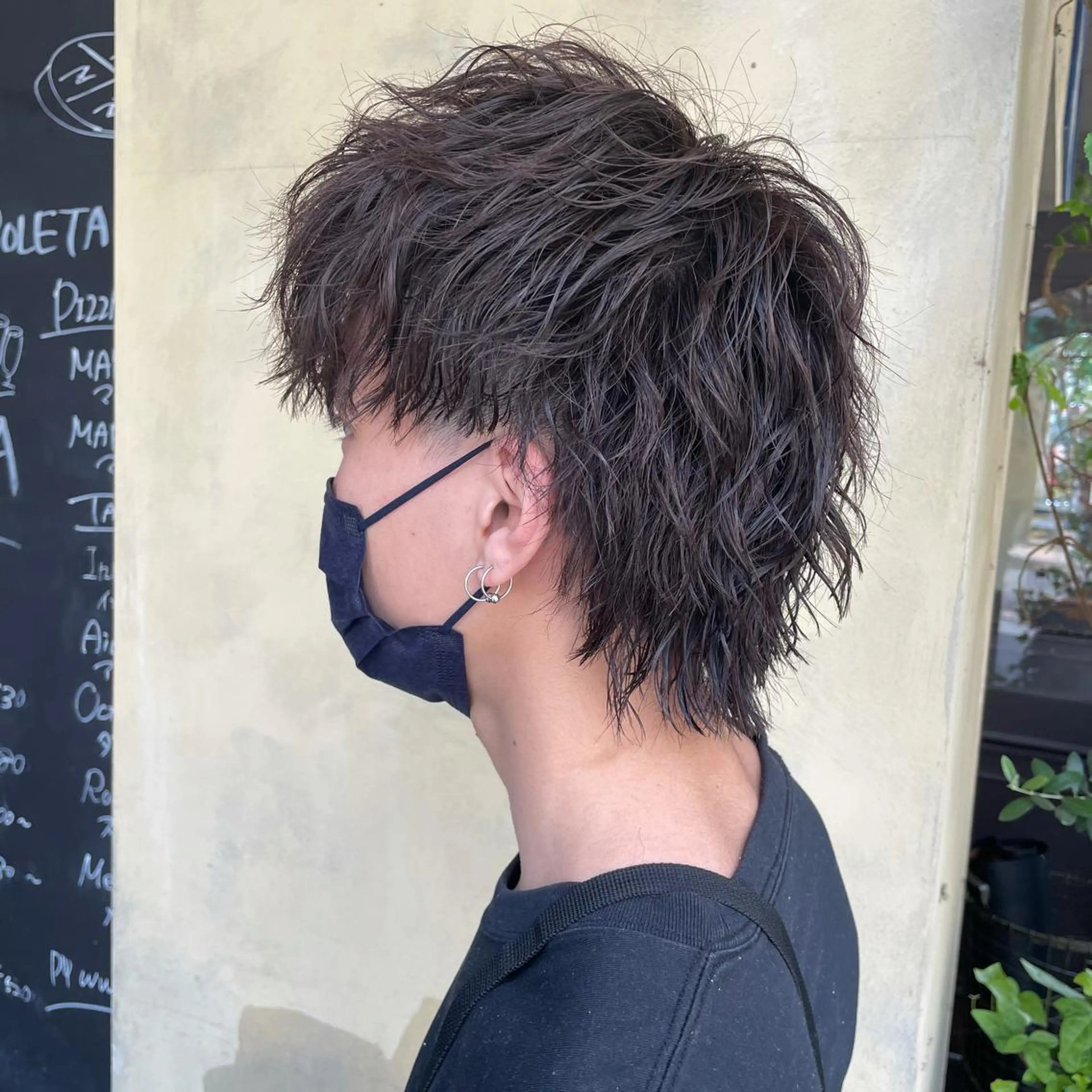 カラー パーマ メンズ AMI ウルフパーマ/メンズのヘアスタイル