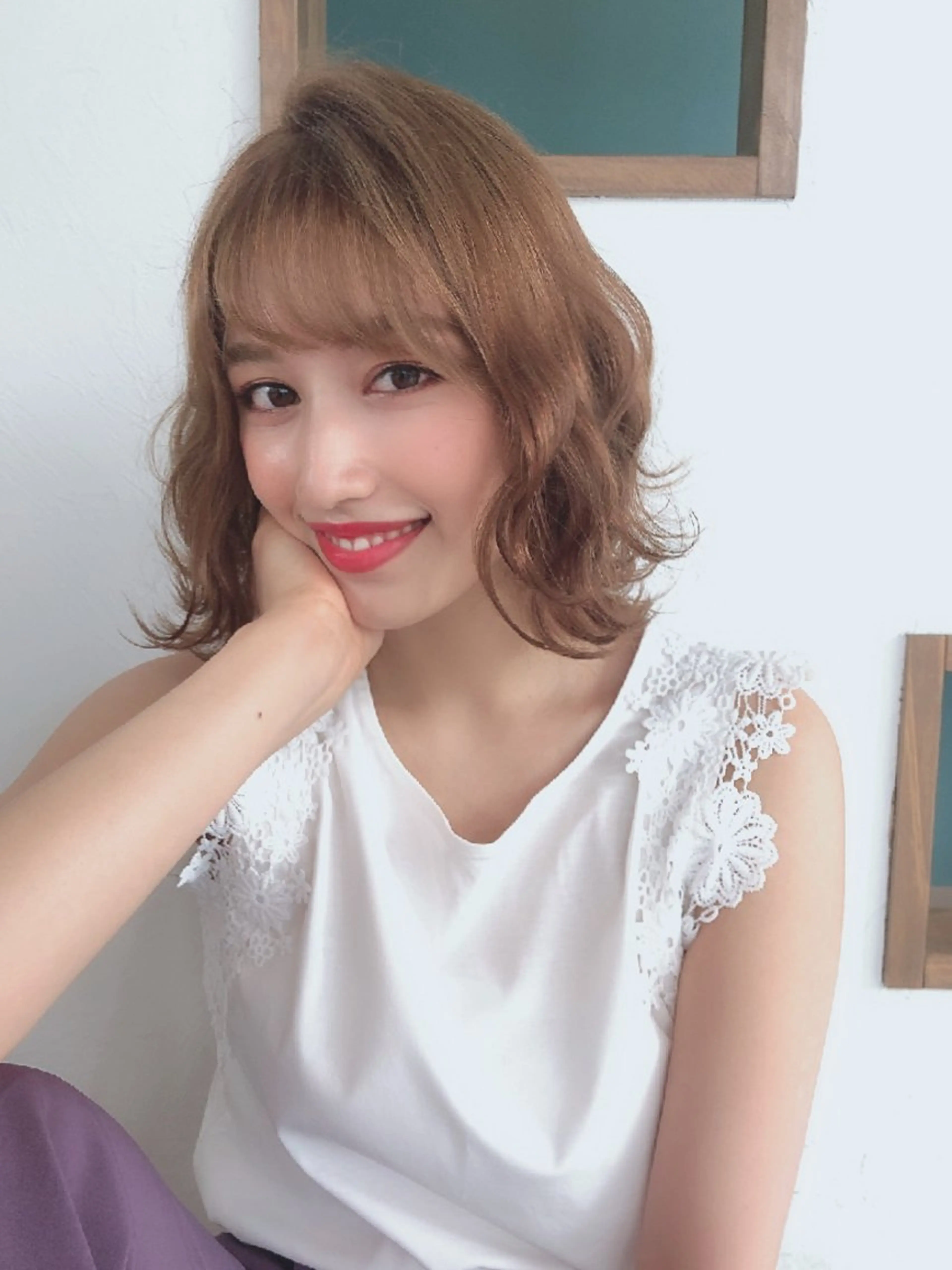 ミディアム 髪質改善/艶カット 🔷Hills🔷のヘアスタイル