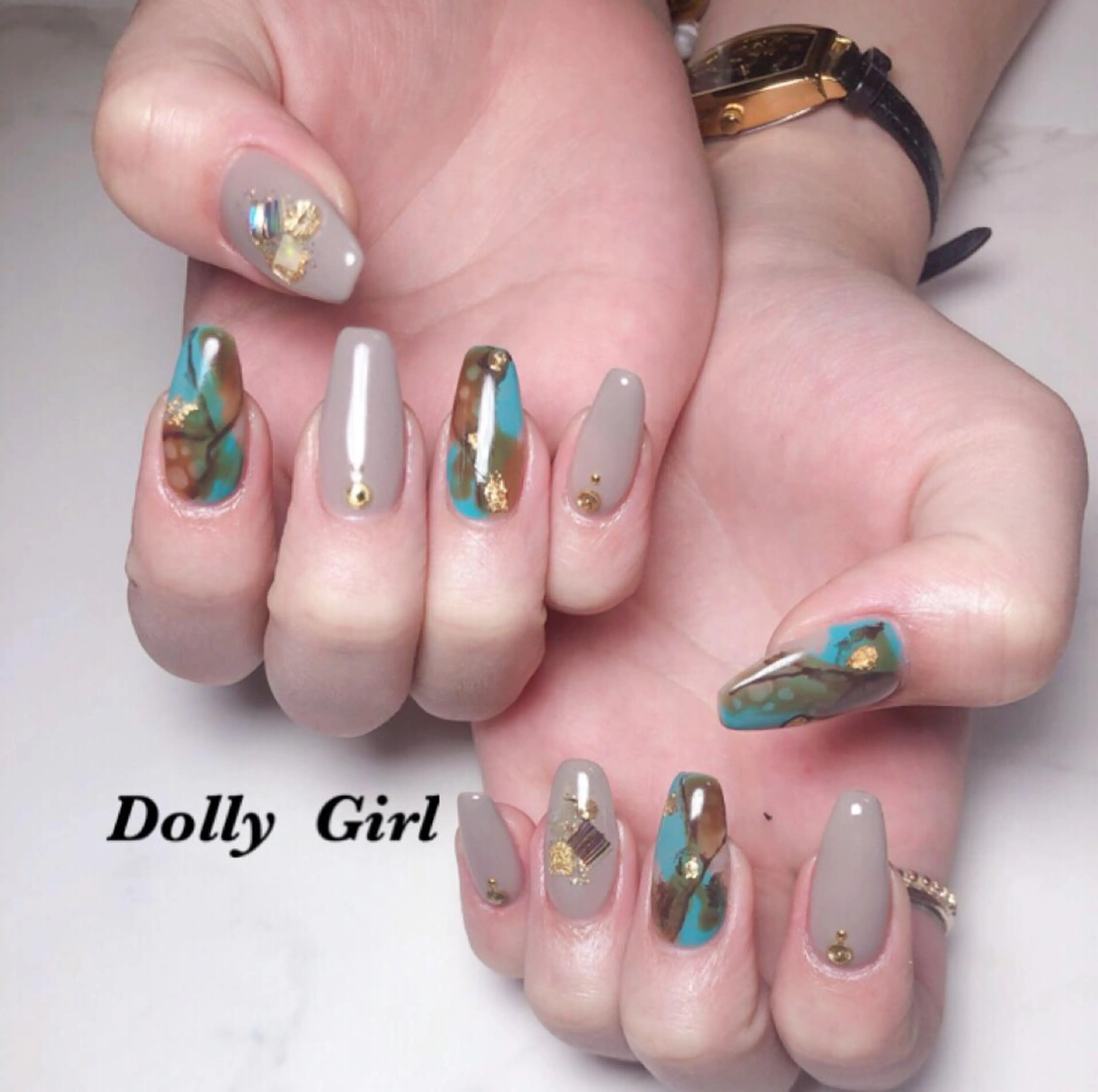 ネイル 個室ネイルサロンDolly  Girl〜ドーリーガール〜所属・DollyGirl KYOKOのネイルデザイン