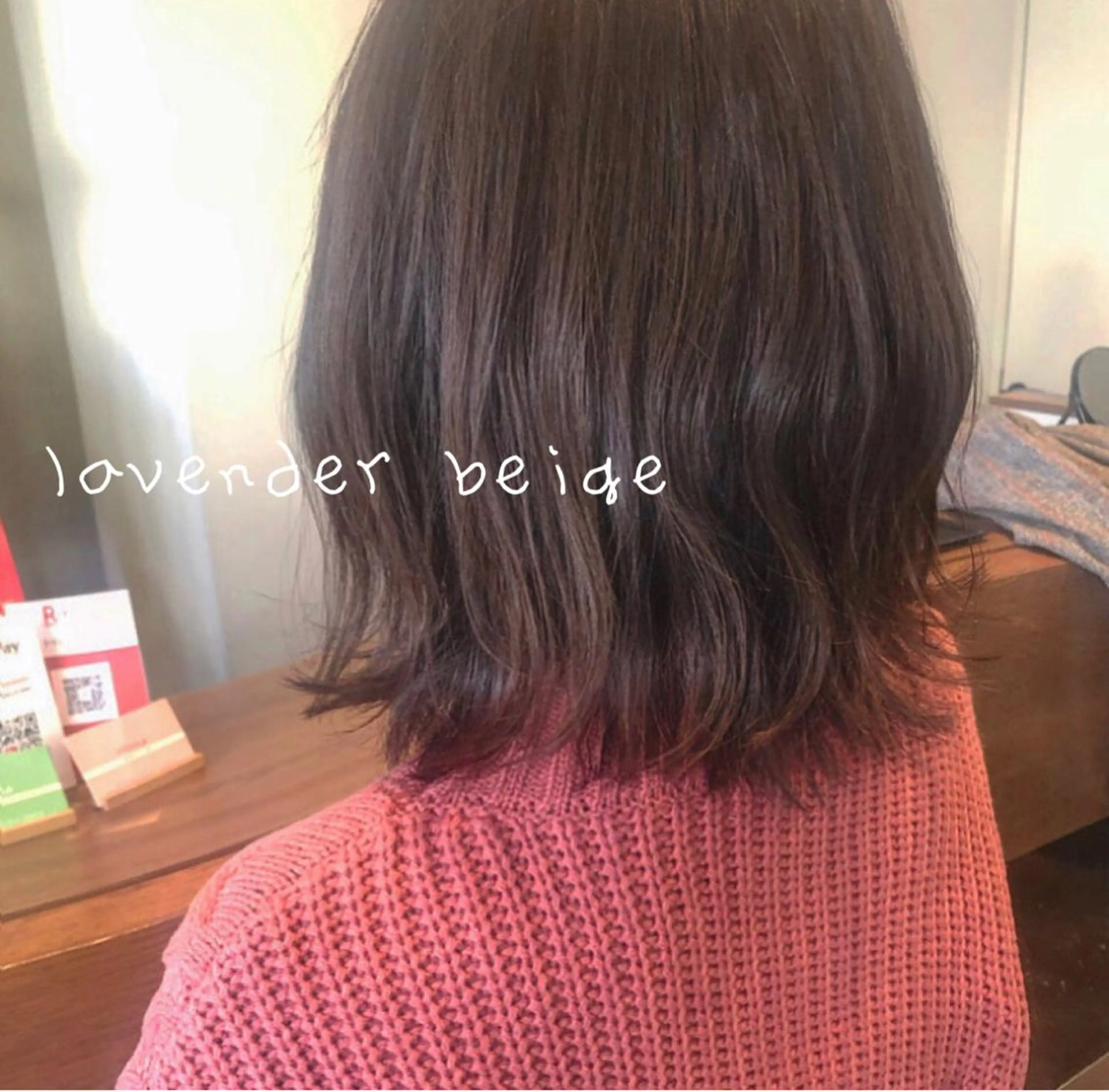 ミディアム カラー ベージュカラー ラベンダーカラー ラベンダーベージュ 💫期間限定価格💫 似合わせカット🧚のヘアスタイル