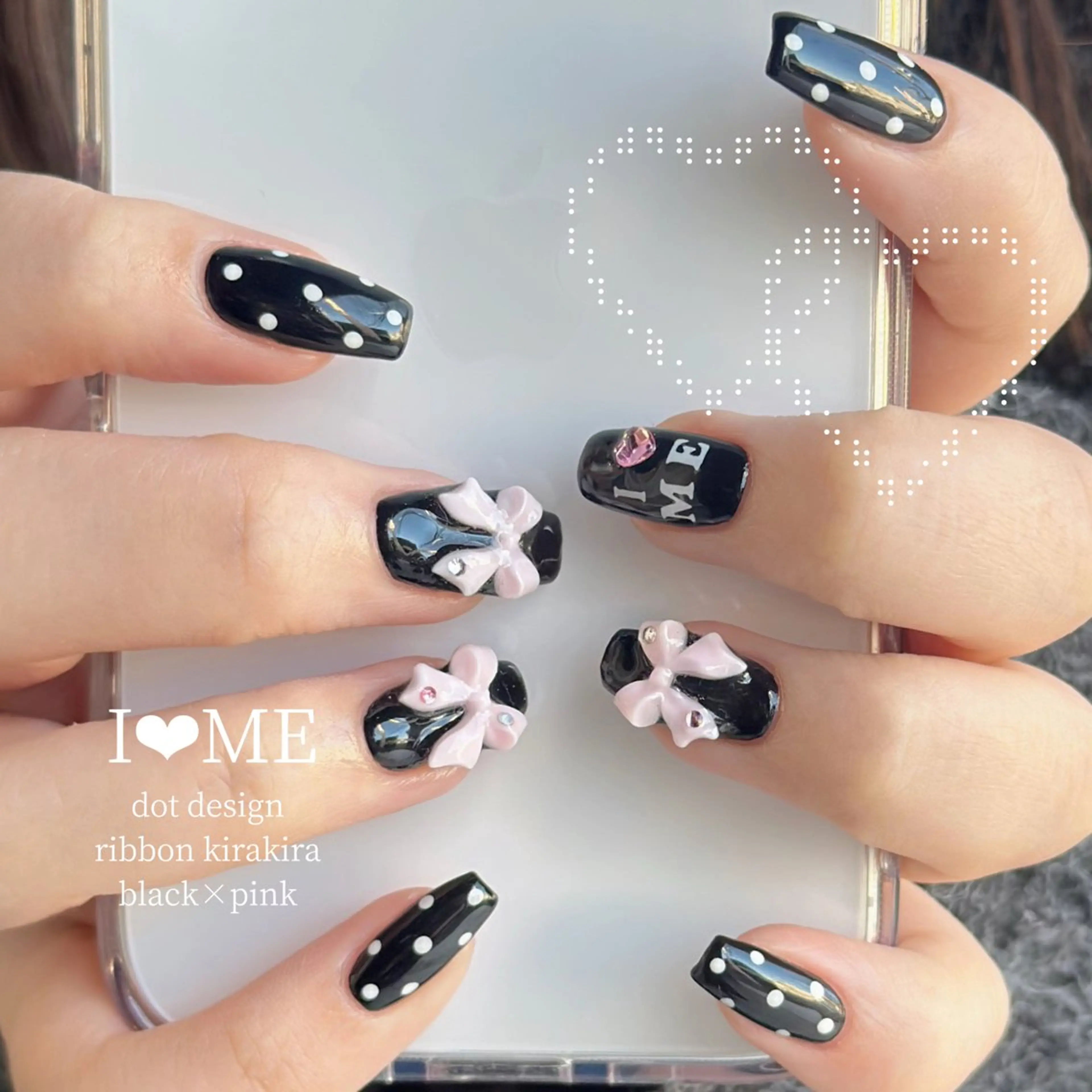 ハンド お持ち込みデザイン🌙⟡.·の写真