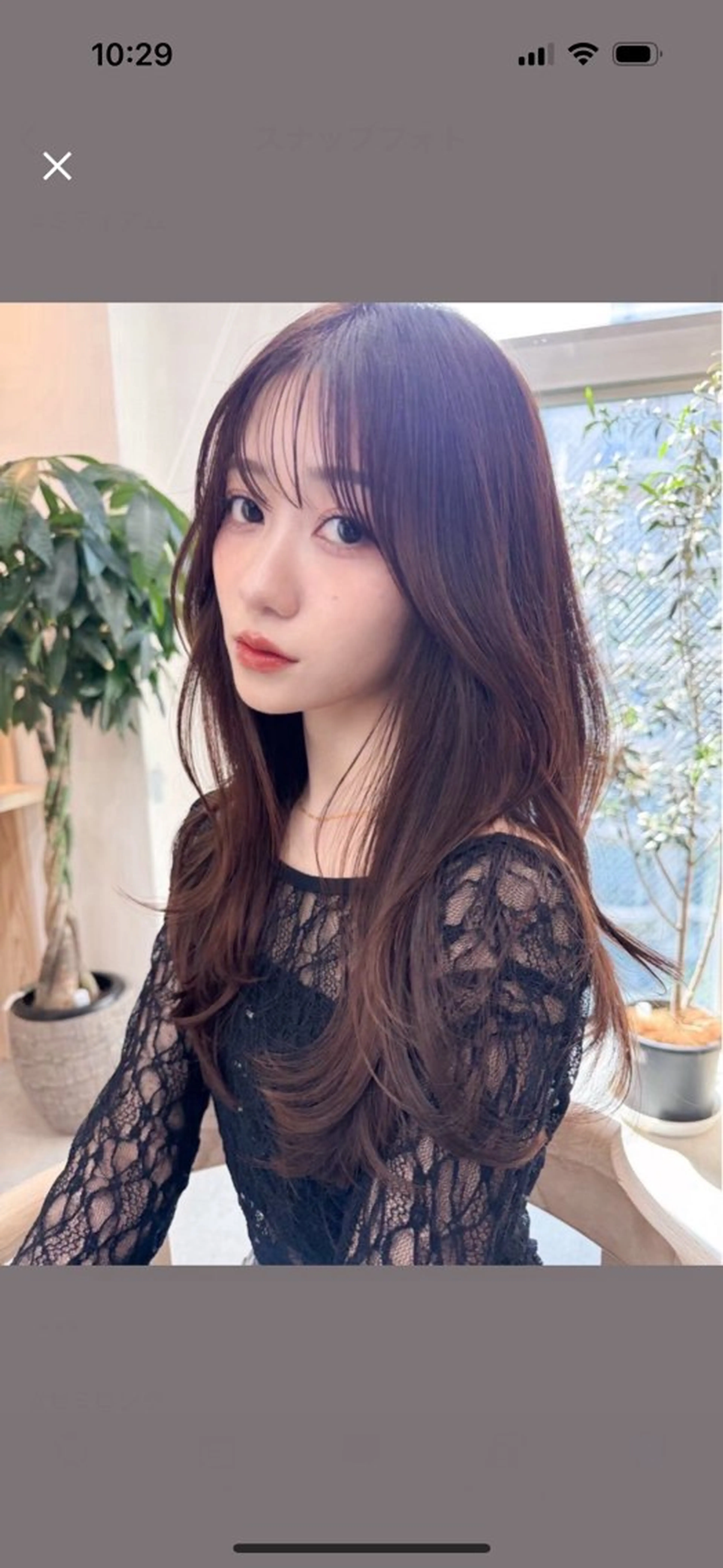 セミロング ヘアカラー 🎀 うる艶透明感 カラー / 錦糸町のヘアスタイル