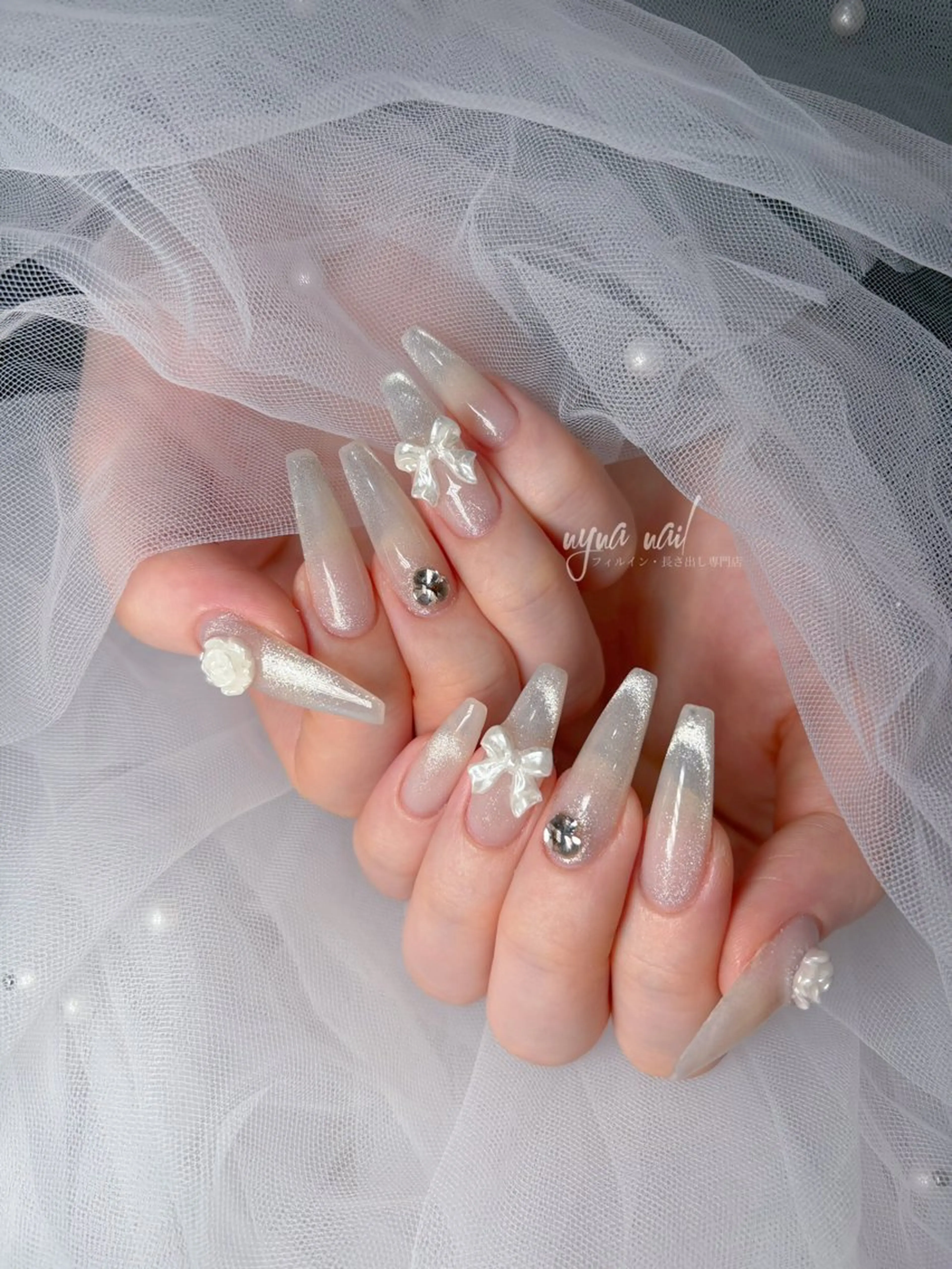 ネイル ハンドネイル 長さ出し専門 nynaのネイルデザイン