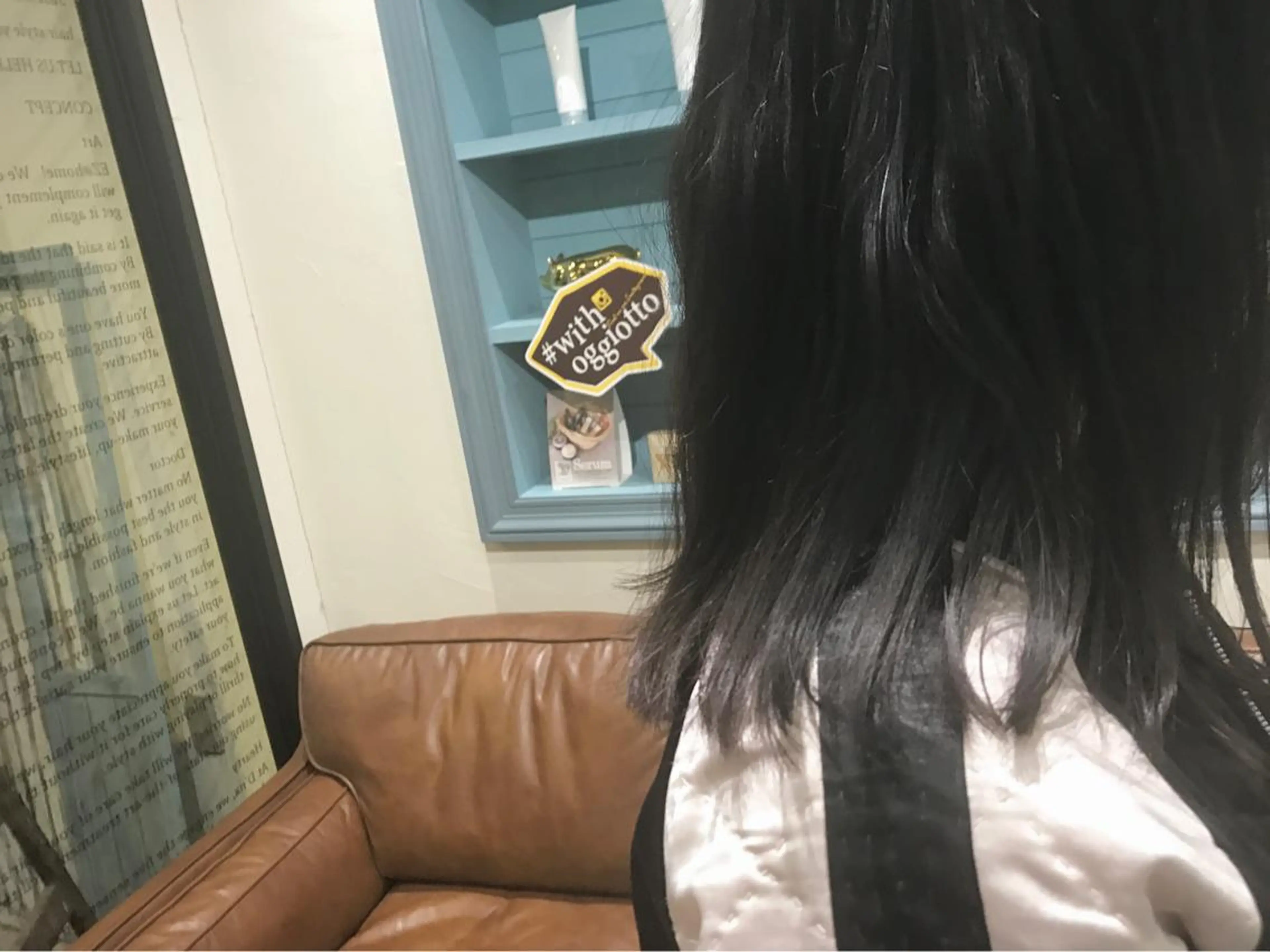 セミロング カラー 上品な透明感カラー/ 表参道/MIKUのヘアスタイル