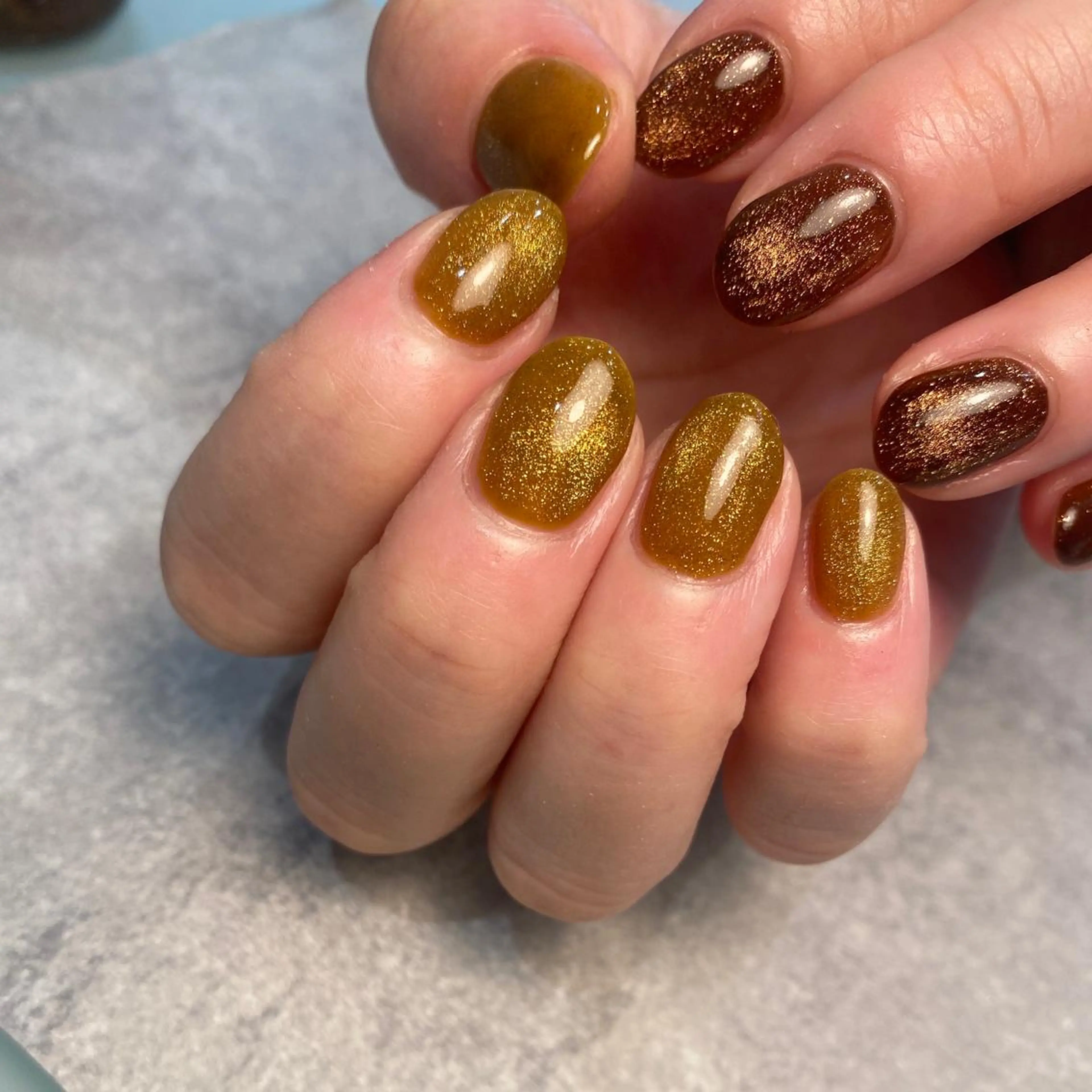 ネイル ハンドネイル NINEnami ニュアンスネイルのネイルデザイン