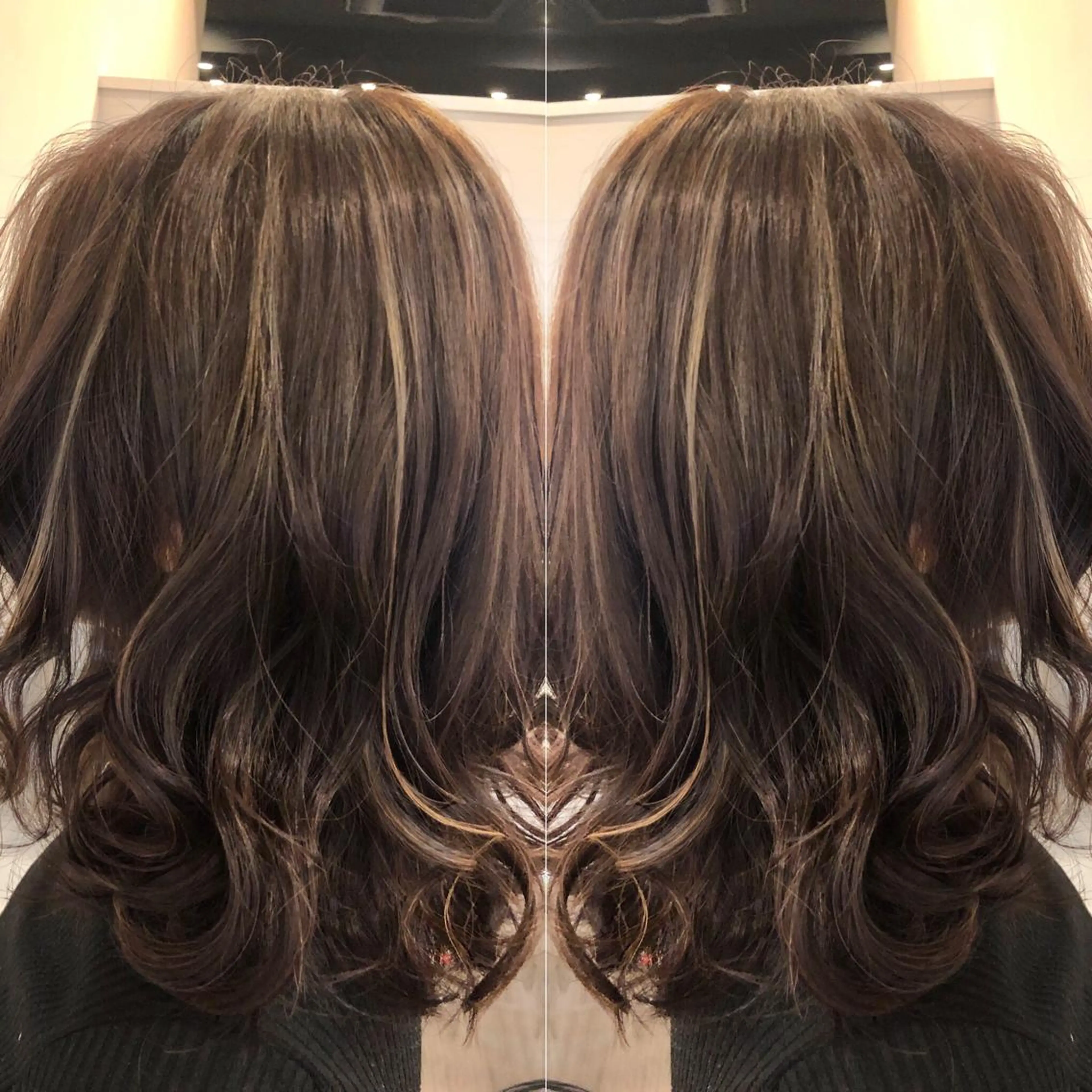 セミロング カラー Hair make VERDA所属・宮下 耕平のヘアスタイル