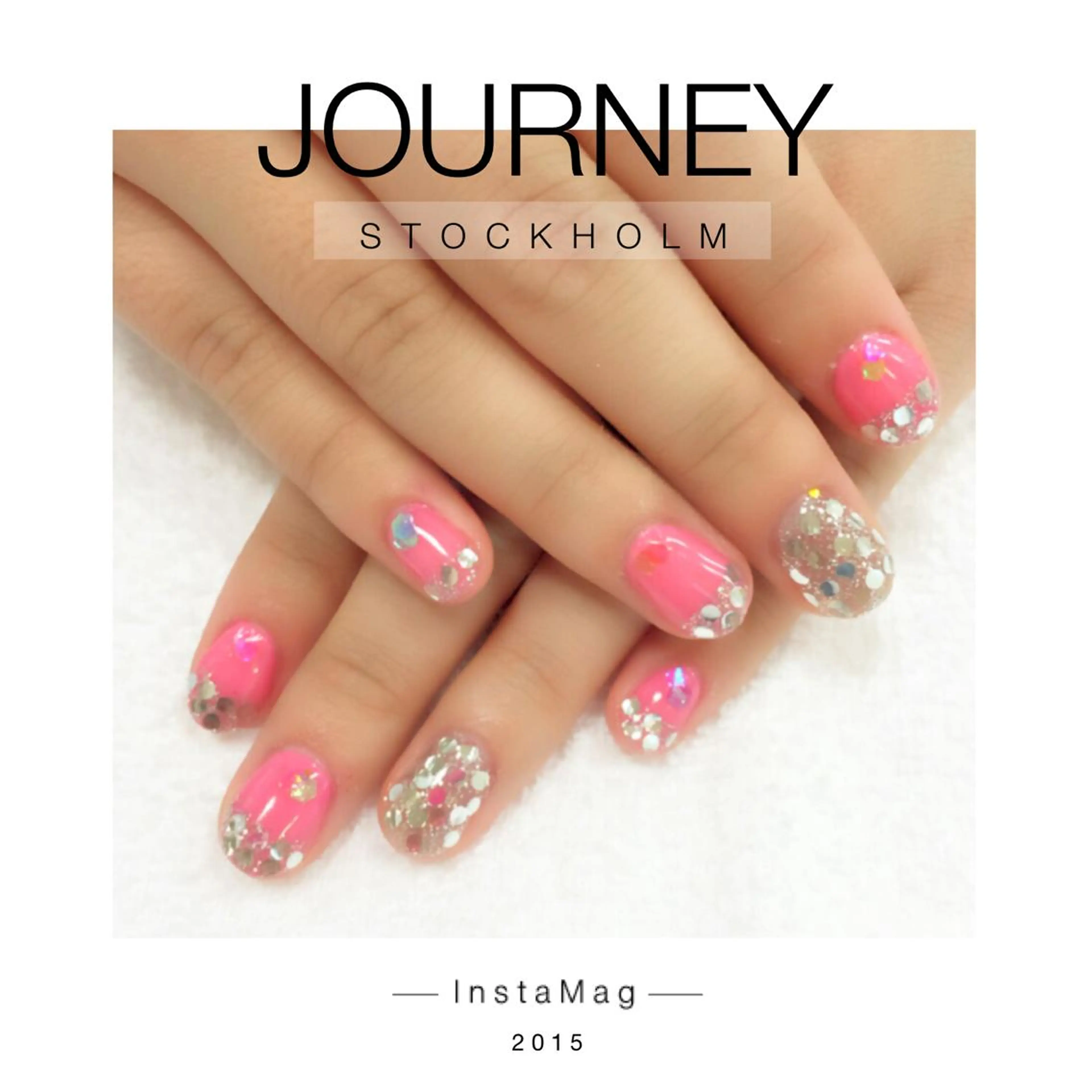 ネイル キラキラネイル ピンク Ly   hair（リーヘア）所属・Lyhair🦊🎀 AKIのヘアスタイル