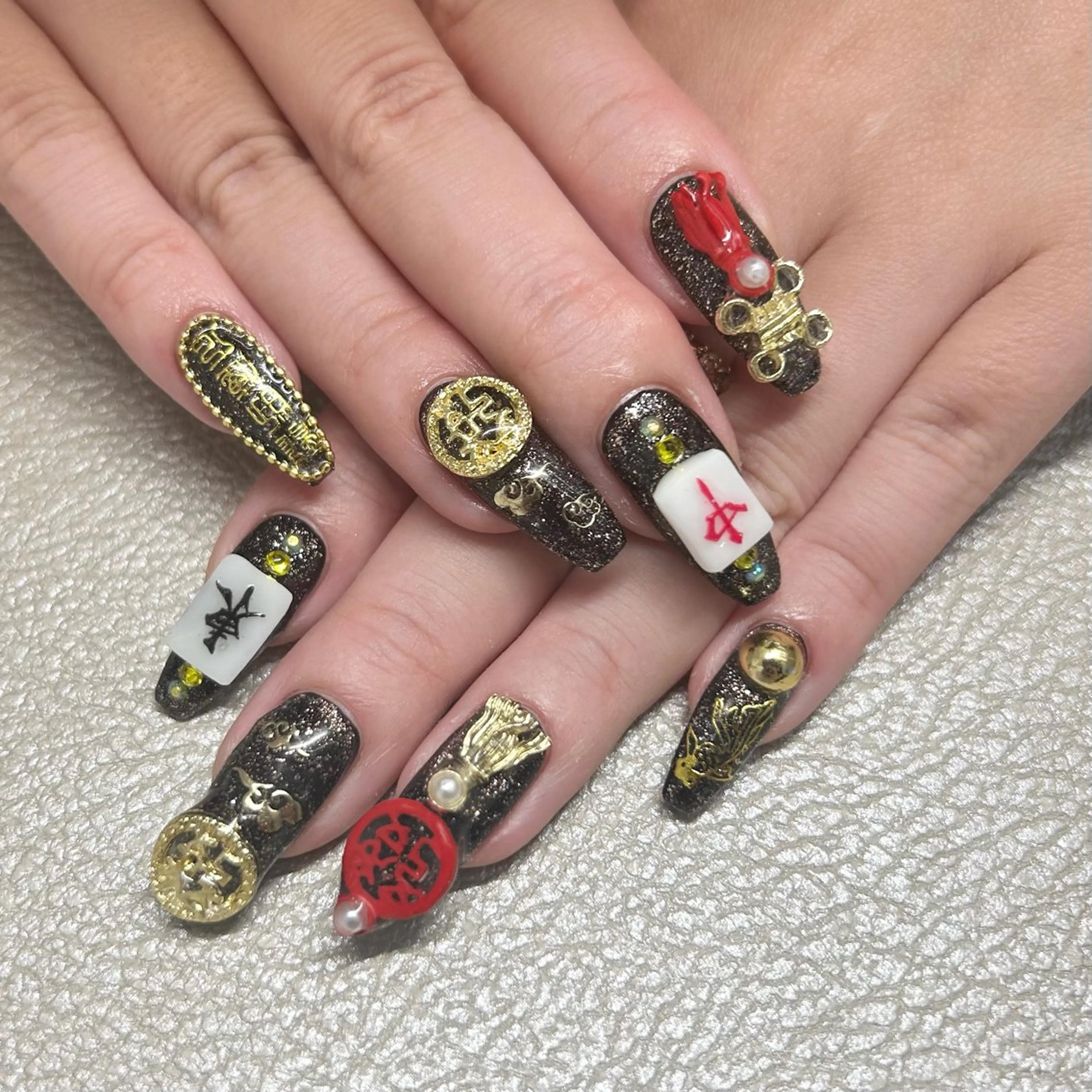 ネイル ジェルネイル 持ち込み パラジェル she nail studio所属・パラジェル/スカルプ salonOerbaのネイルデザイン