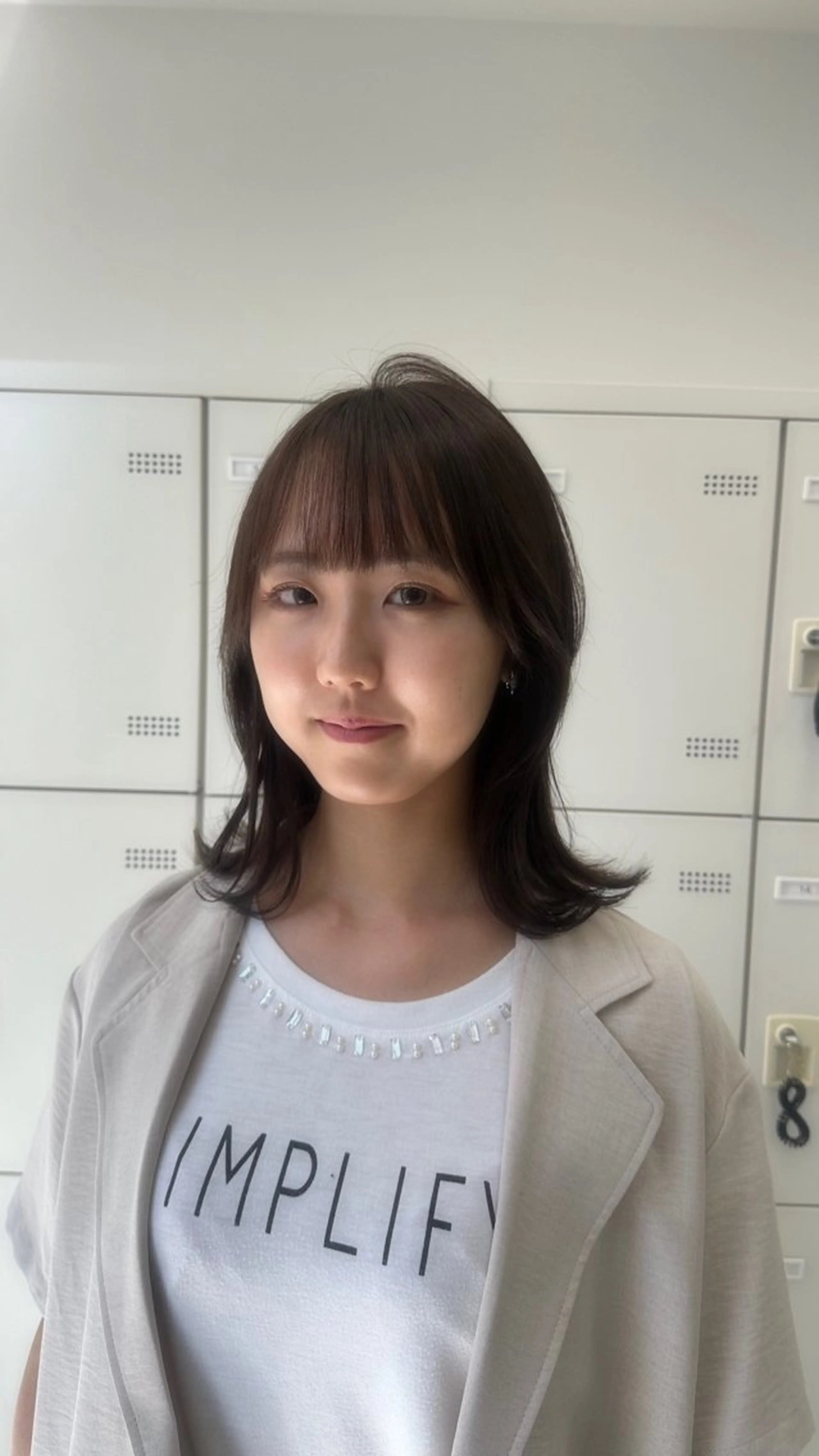 ミディアム カラー カット ヘアカラー トリートメント ヘッドスパ ヘアセット ガーリーstyle ❤︎misaki🏹のヘアスタイル