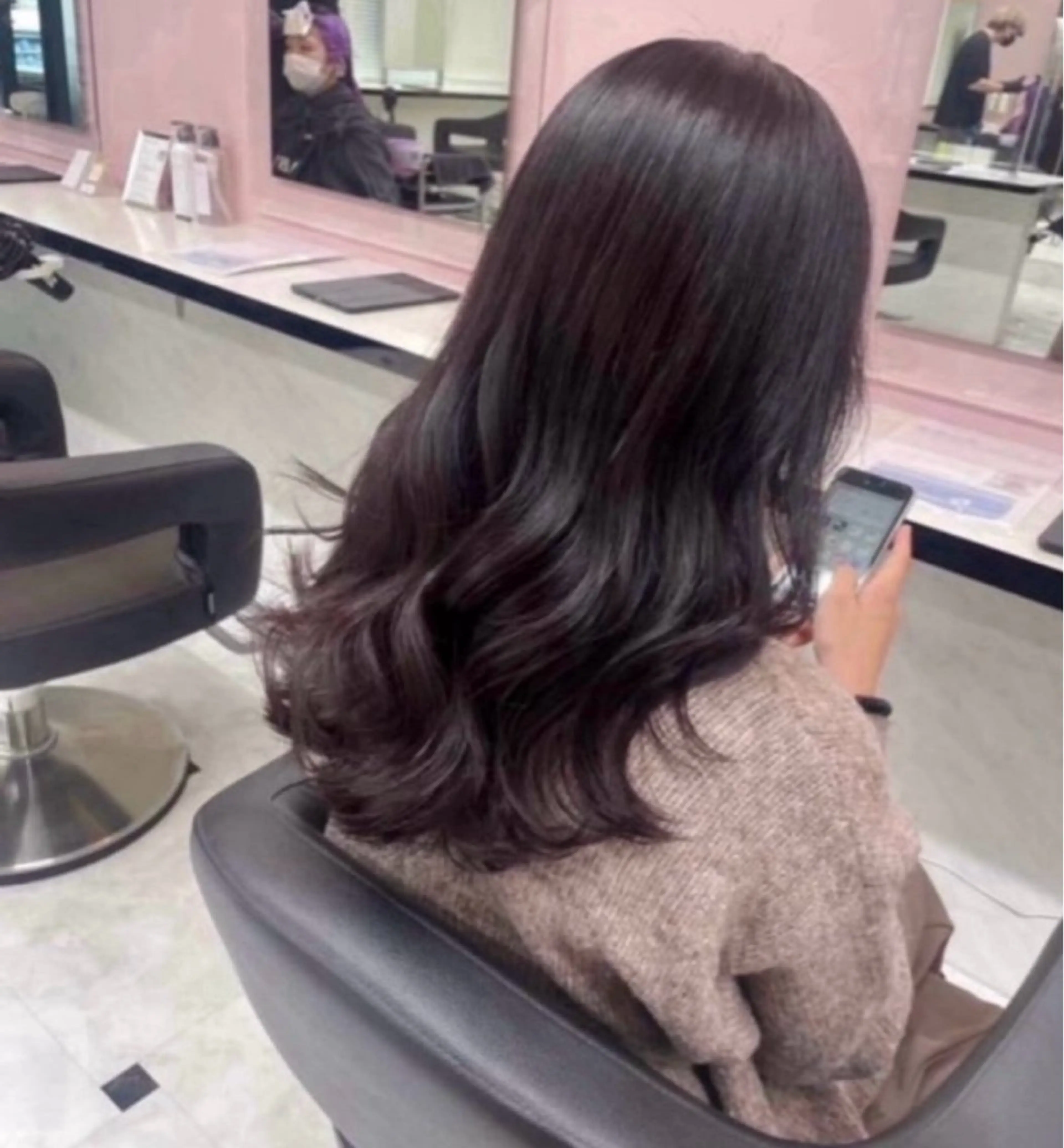 ロング ヘアカラー miku/ラベンダー 透明感カラー🪻❤︎のヘアスタイル