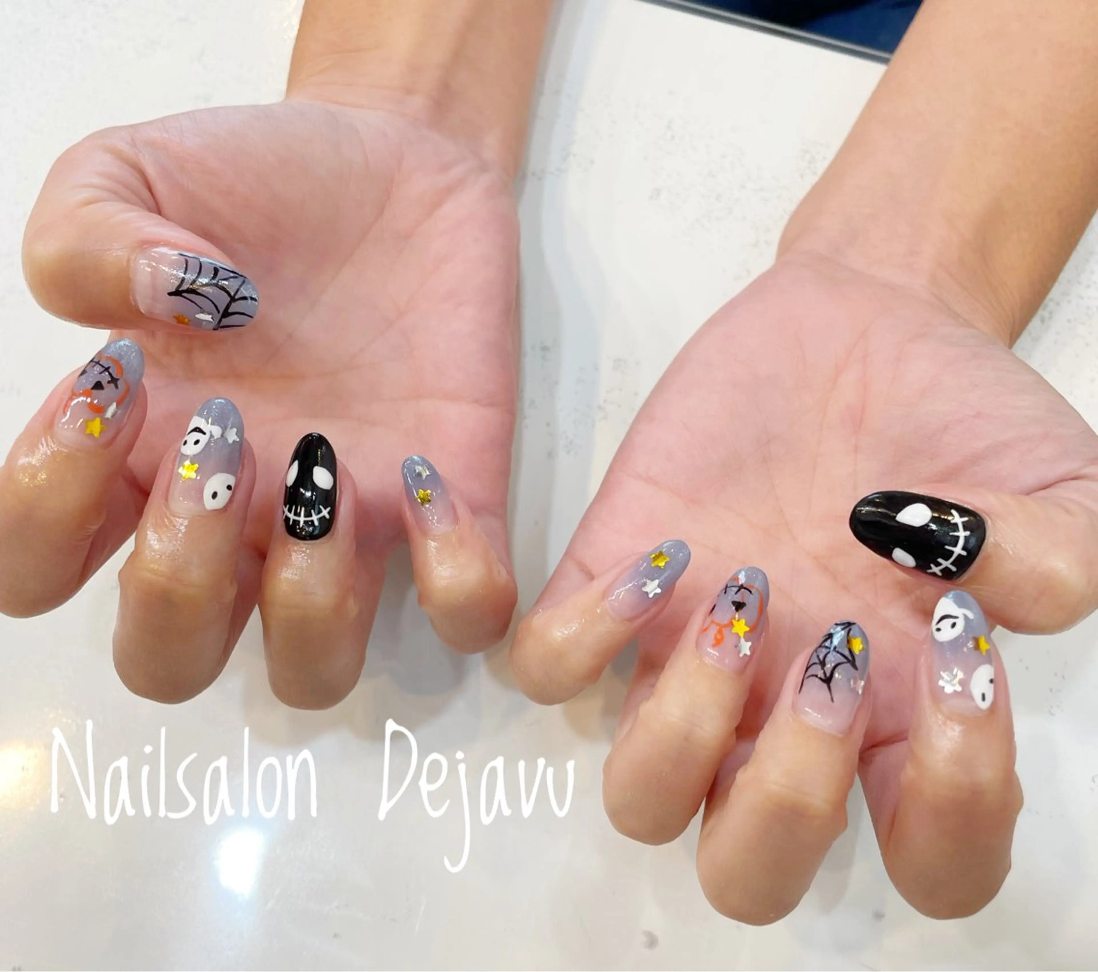 ネイル ハロウィン 持ち込み ハンドネイル Dejavu所属・Nail salon Dejavu 🌿のネイルデザイン