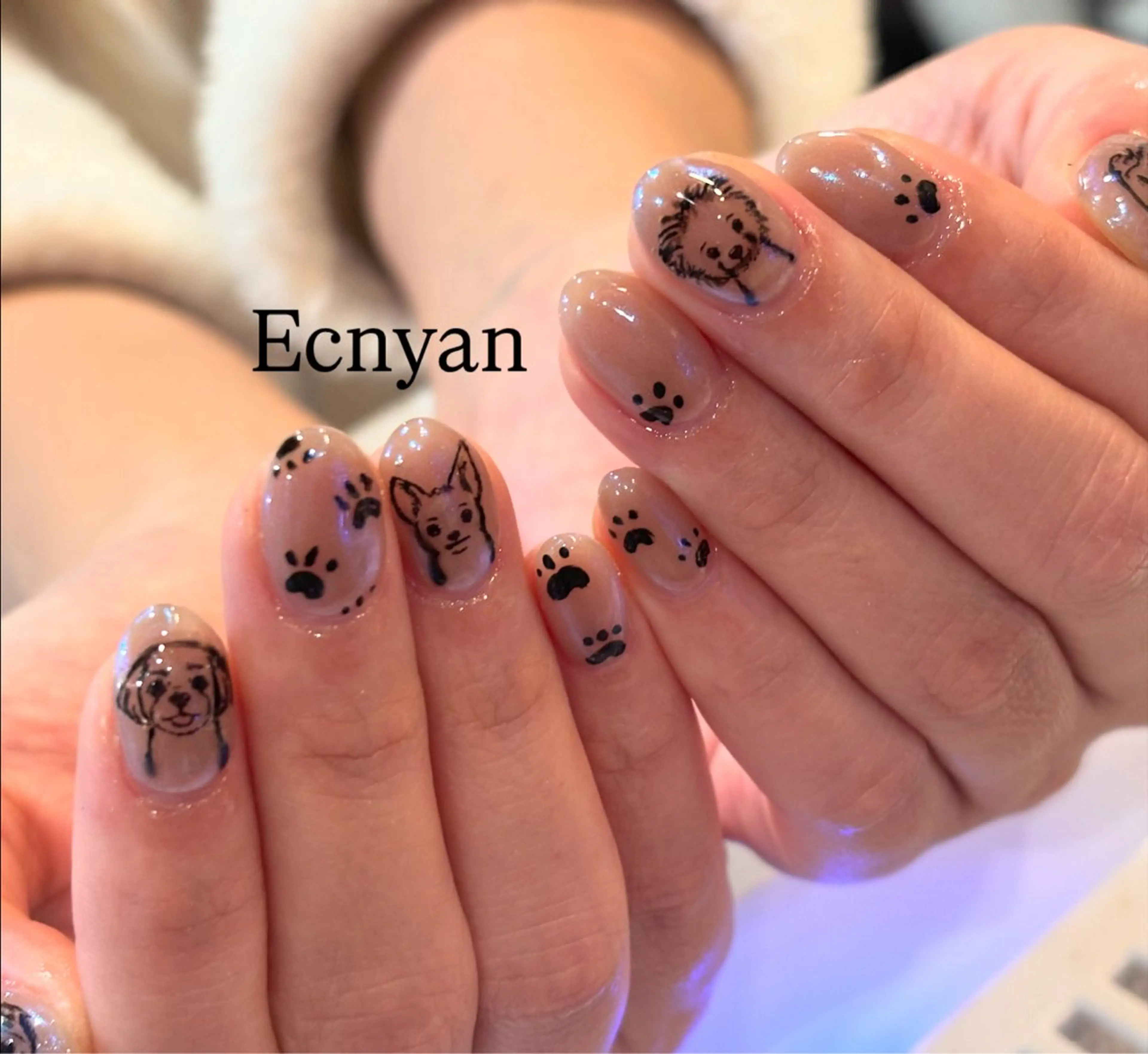 ネイル えくにゃん所属・AMAGASAKI LISAのネイルデザイン