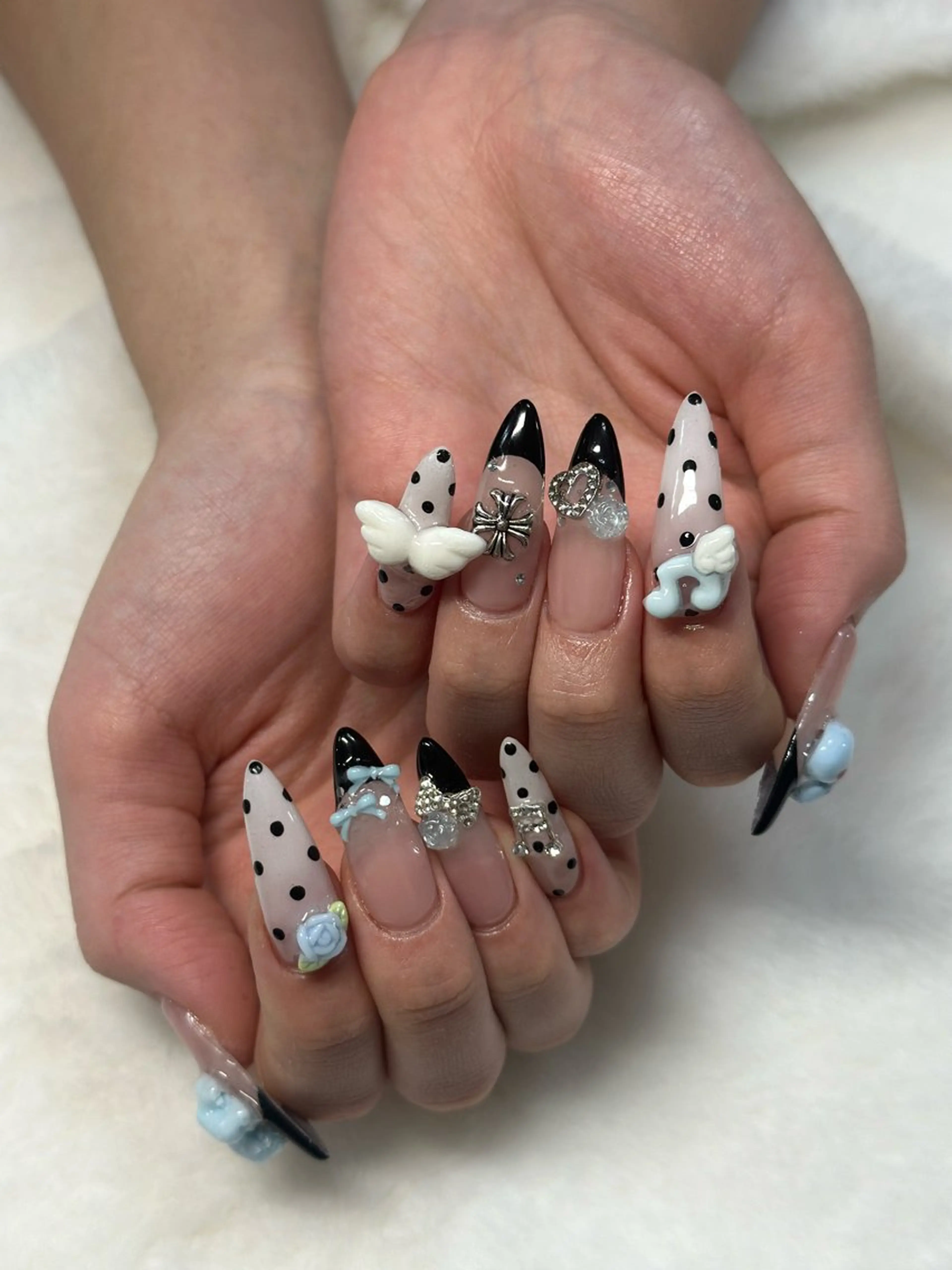 ネイル ロングネイル ハンドネイル mis uzuのネイルデザイン