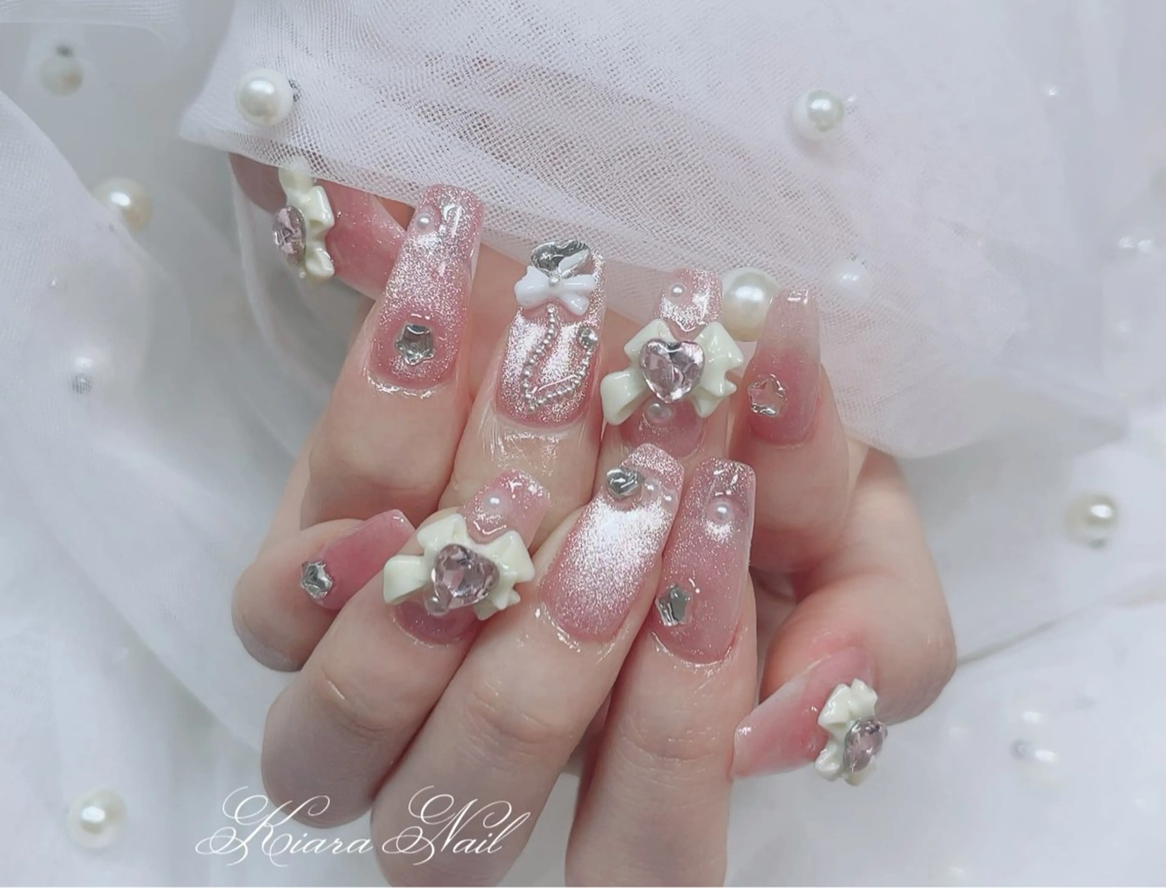 ネイル マグネットネイル 🍭Kiara Nail🍭のネイルデザイン