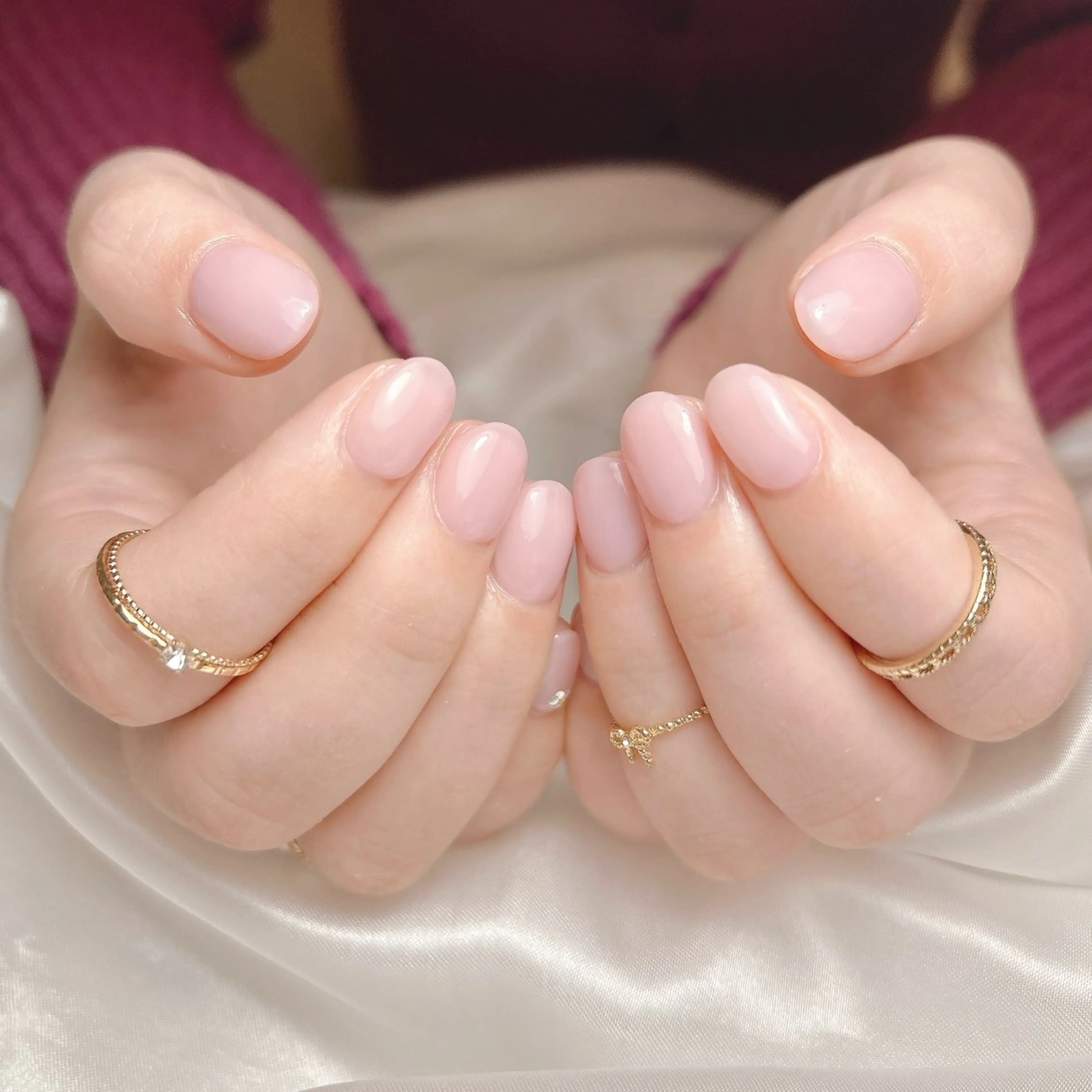 ネイル ピンク ハンドネイル junna のぞいてねのネイルデザイン