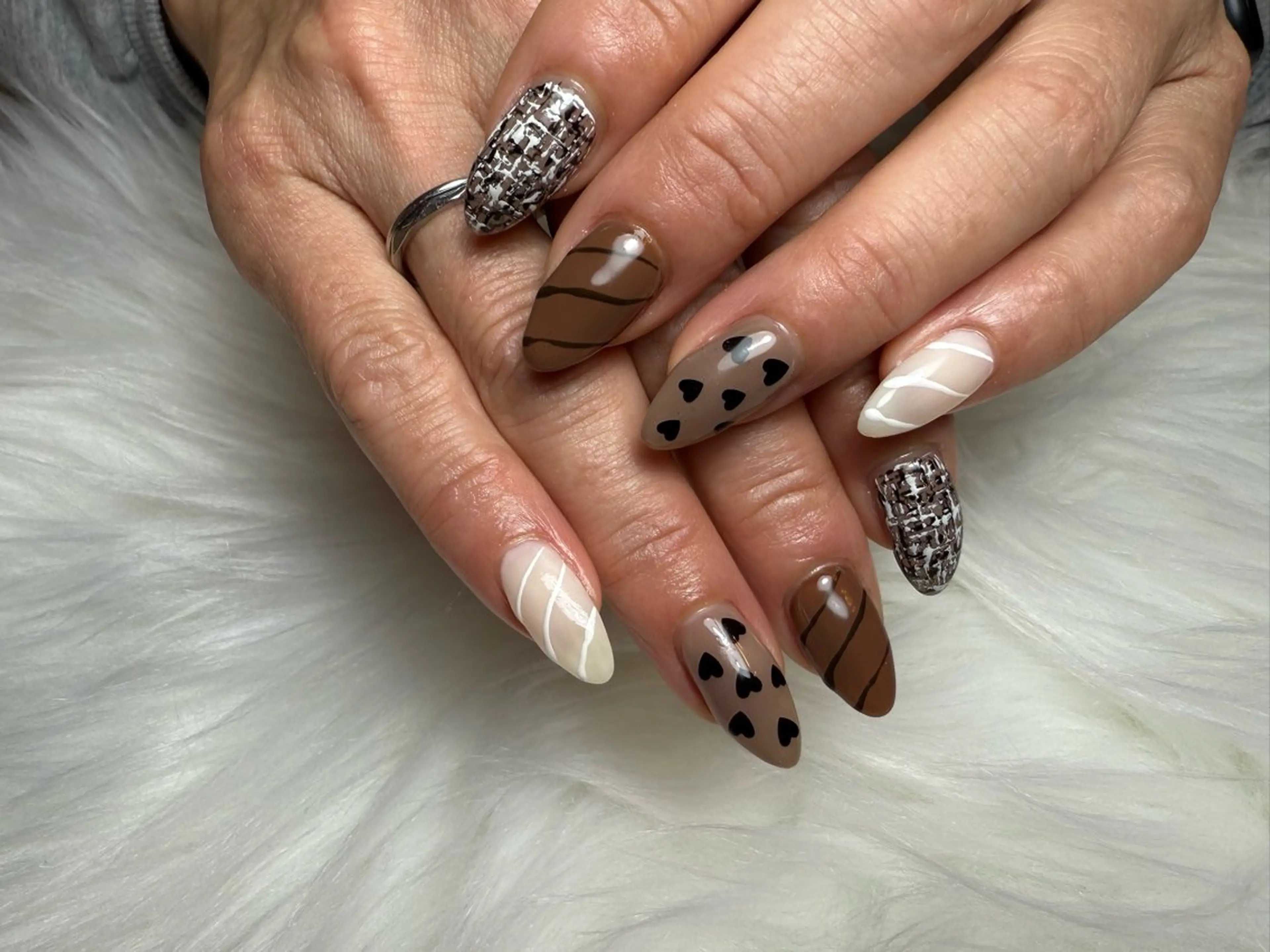 セミロング ハンドネイル shandy nail所属・shandy nailのネイルデザイン