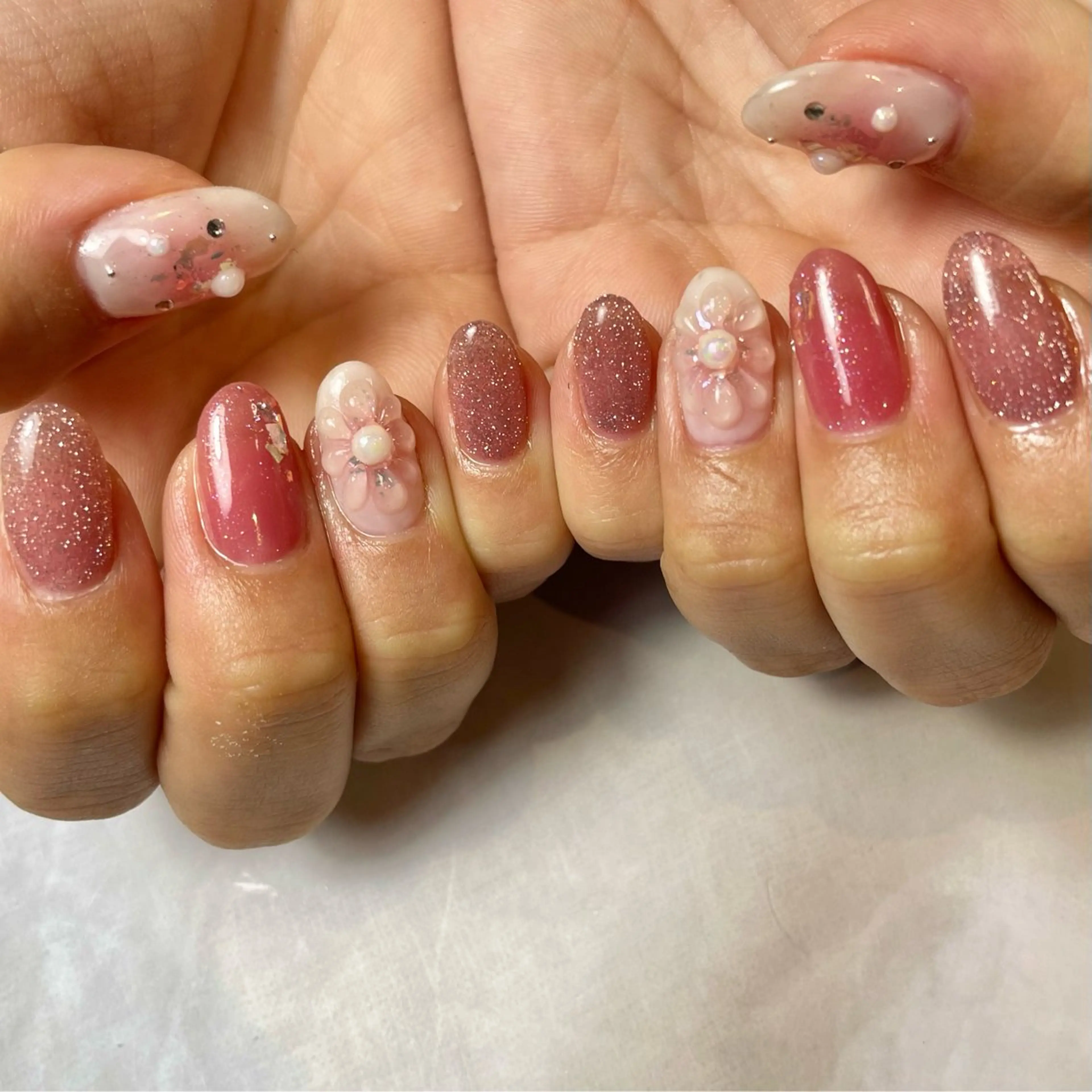 ネイル アートネイル ぷっくりネイル Reflection marikoのネイルデザイン