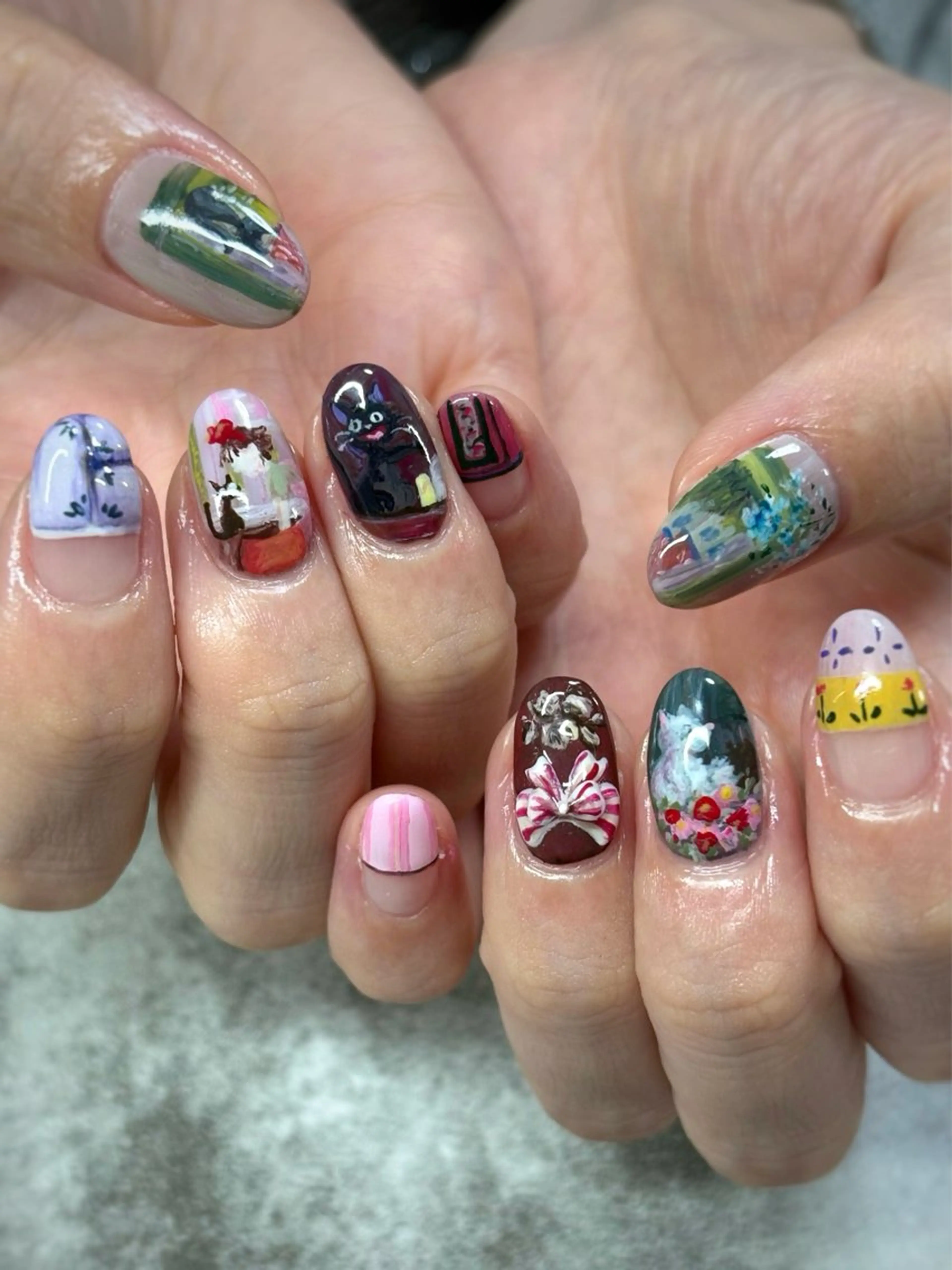 ネイル アートネイル ハンドネイル FIORITURA Maikoのネイルデザイン