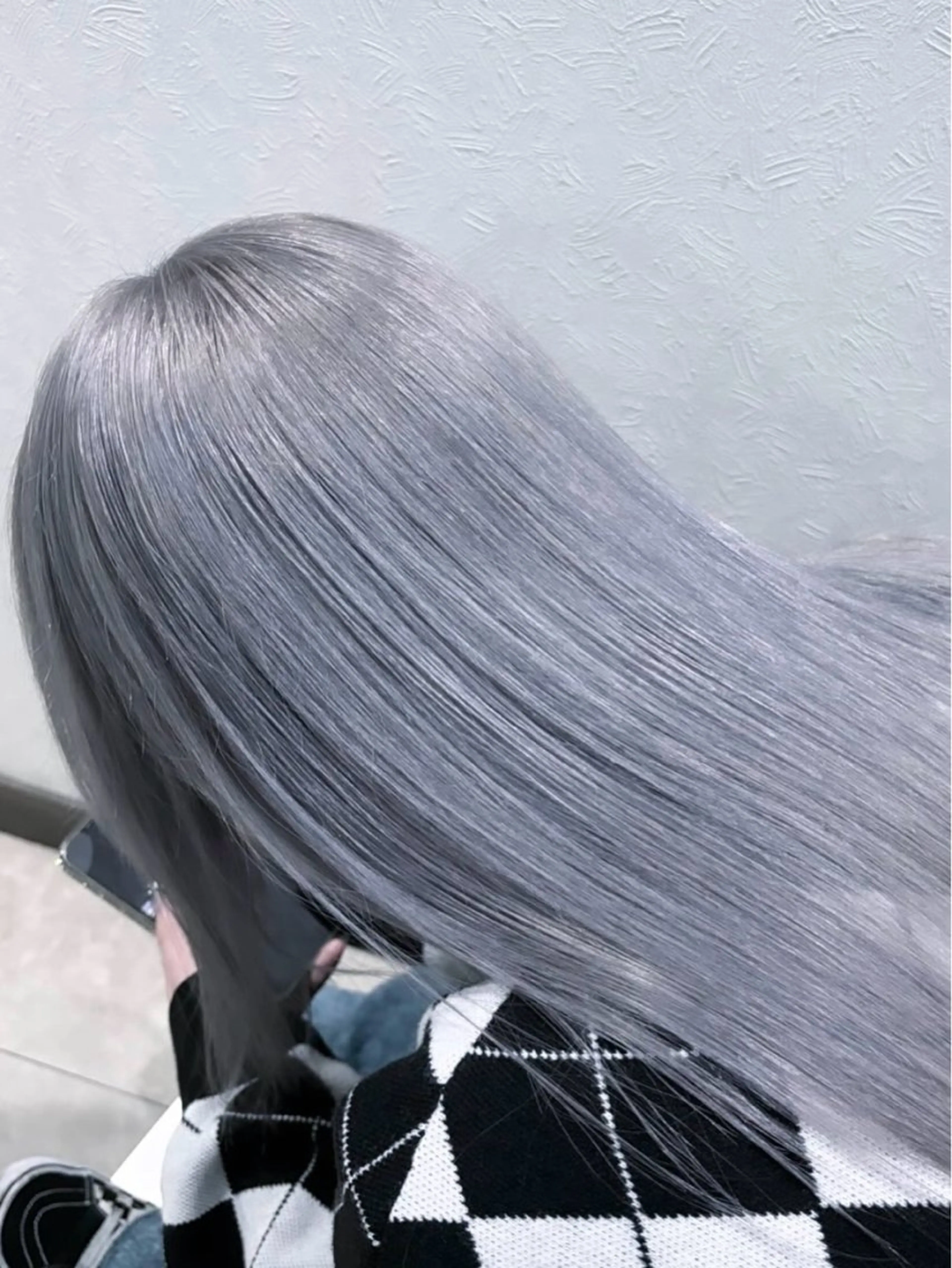 ミディアム カラー ヘアカラー 中嶋心渚⌇透明感 カラー️🩵🎀‪のヘアスタイル