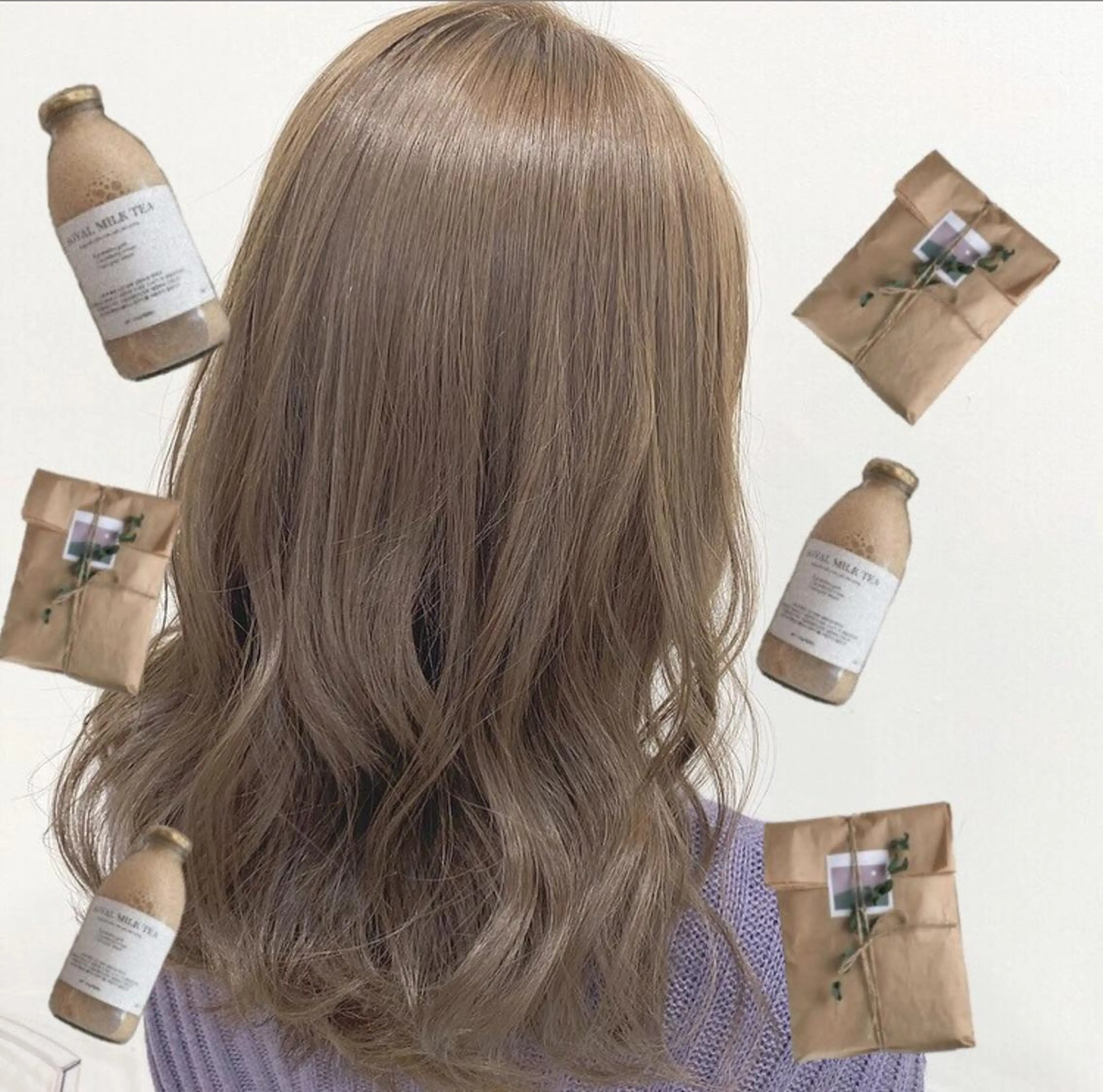 ミディアム 🩶透髪×モテ髪🩶 池袋SHE🏹🩶のヘアスタイル