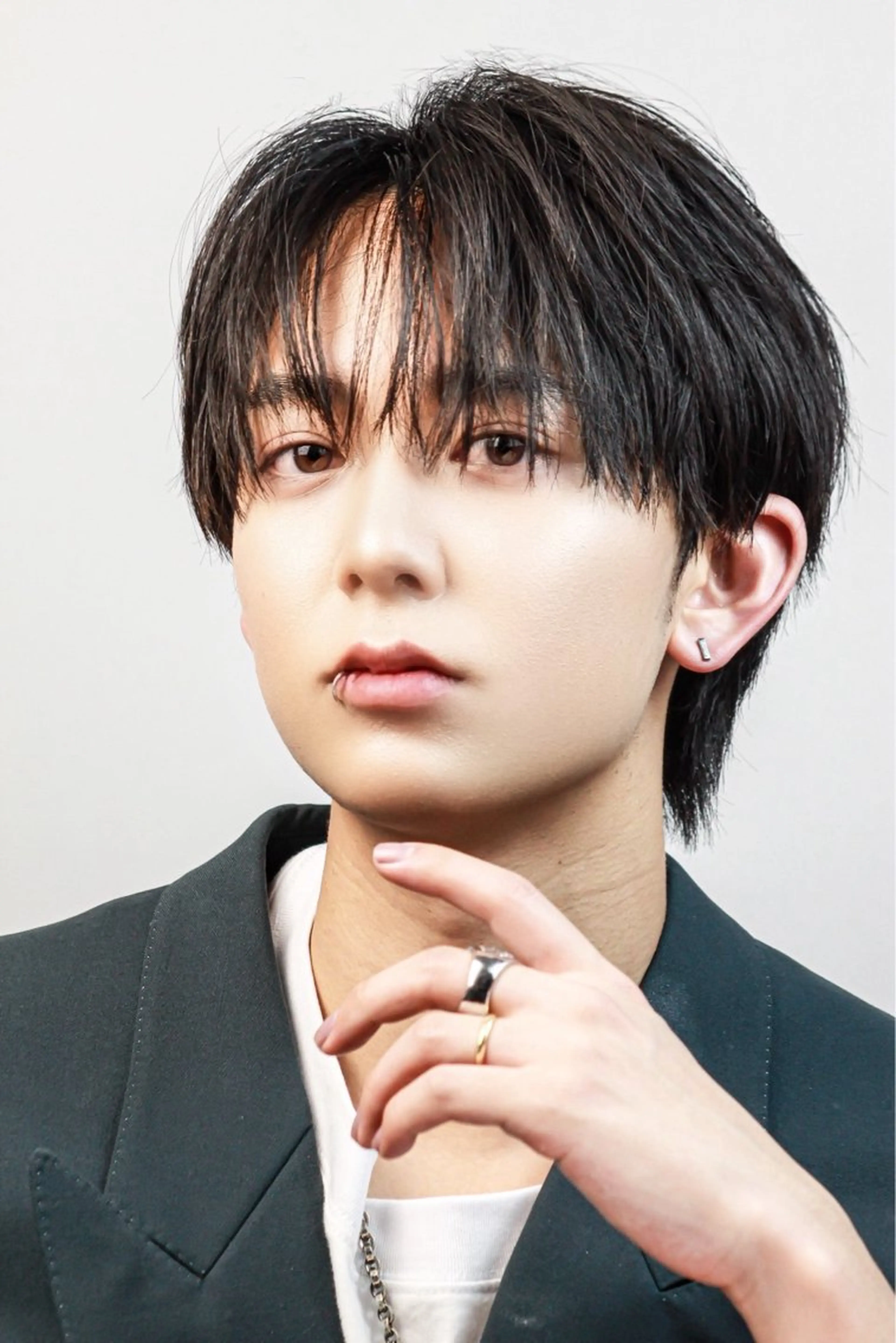 ショート メンズ センターパート カット トリートメント ヘアセット 【メンズ特化✨️】 韓国風ヘア/栁沼遼眞のヘアスタイル