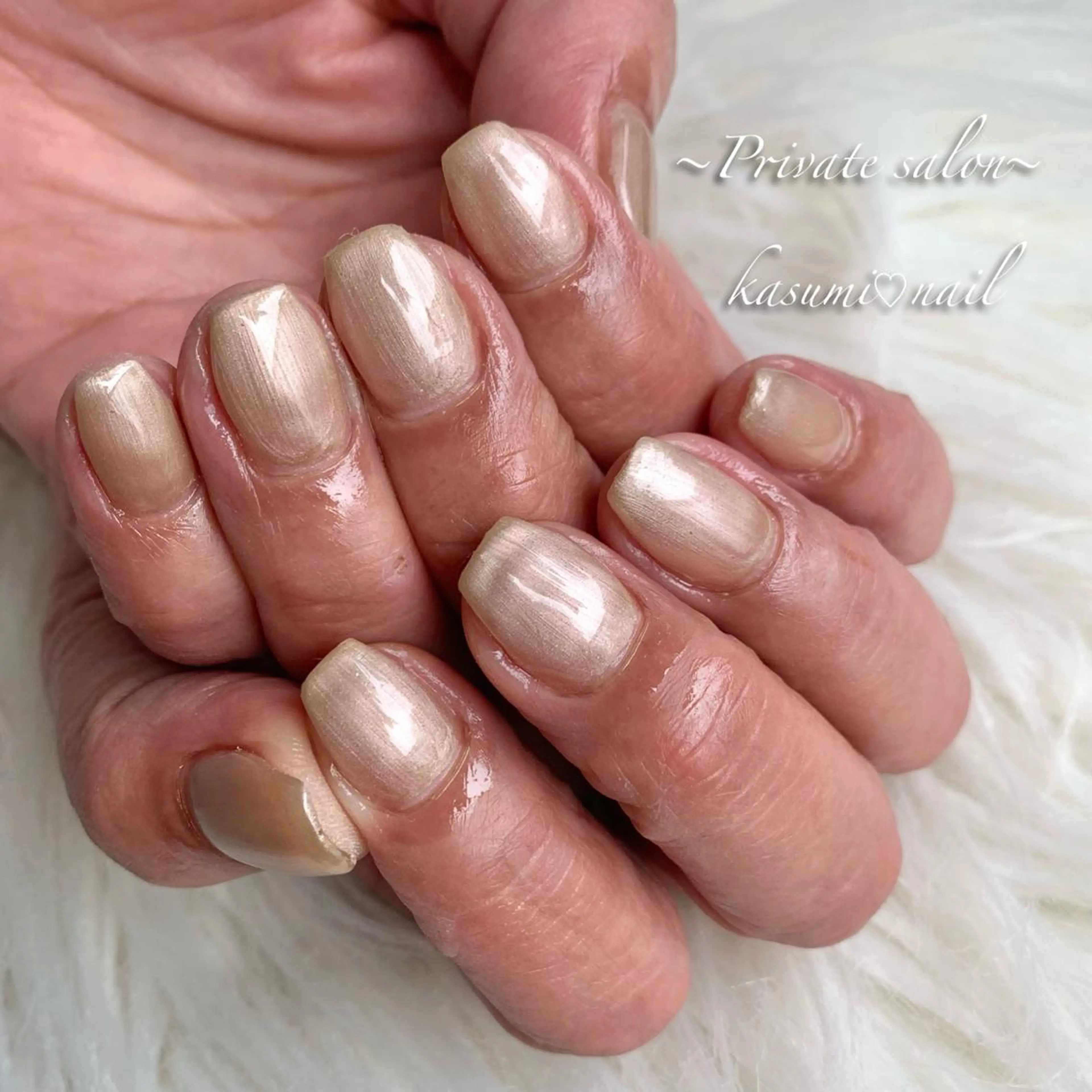 ネイル アートネイル フットネイル フレンチネイル ロングネイル マグネットネイル KASUMI♡ Nailのネイルデザイン