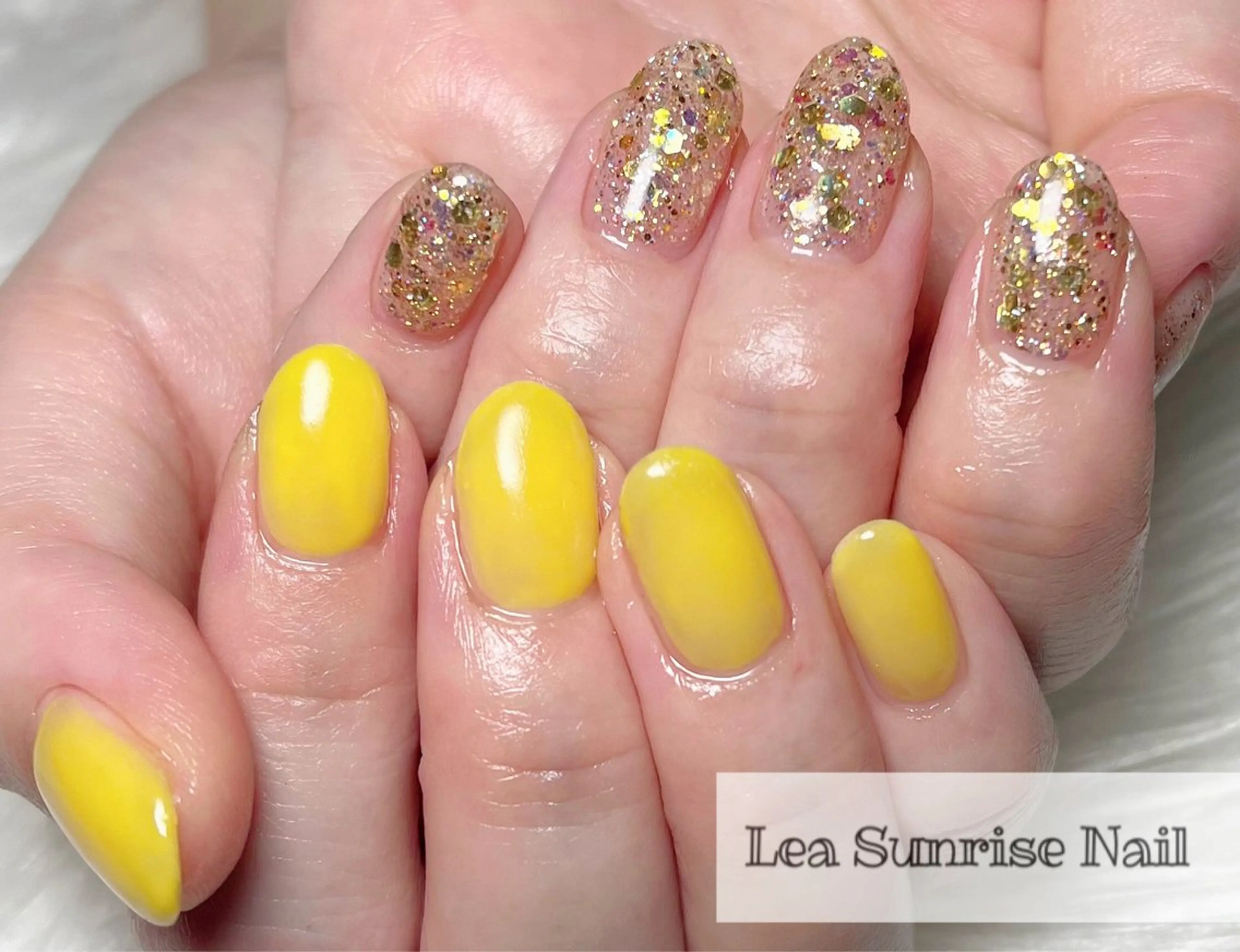 ネイル ワンカラーネイル LeaSunrise Nailのネイルデザイン