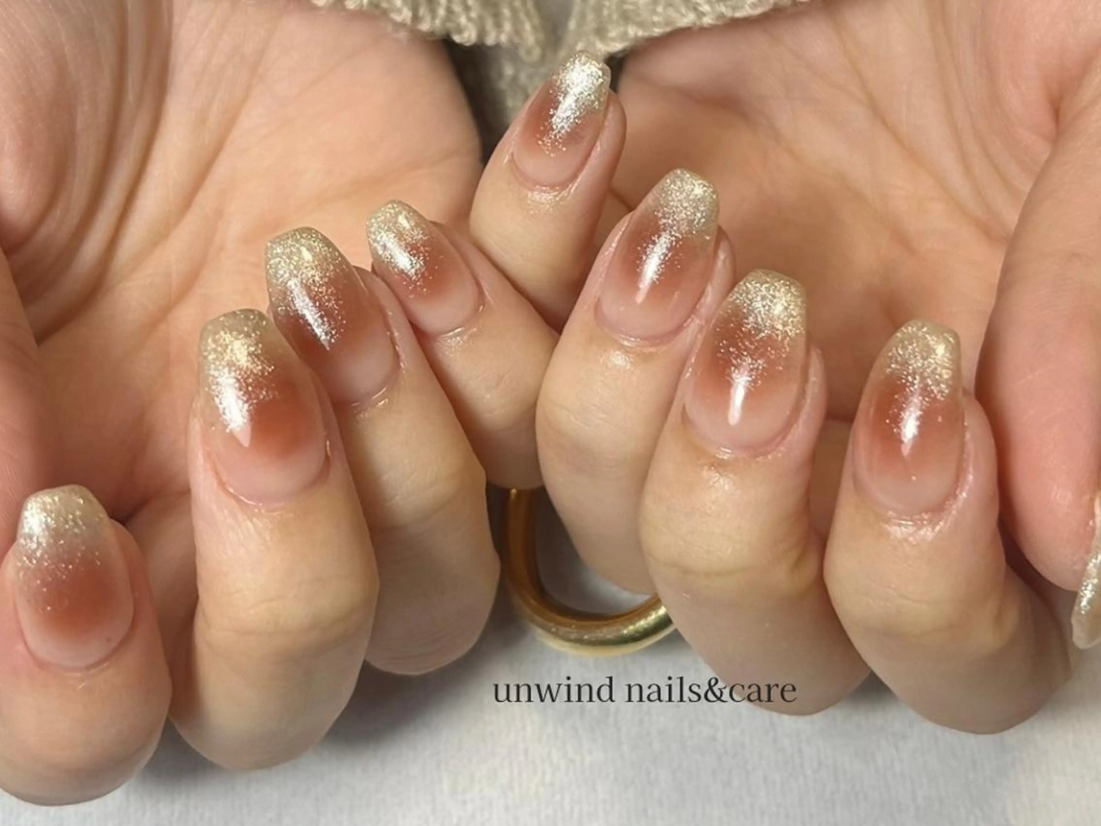 ネイル unwind ┊︎春ネイル🍑のネイルデザイン