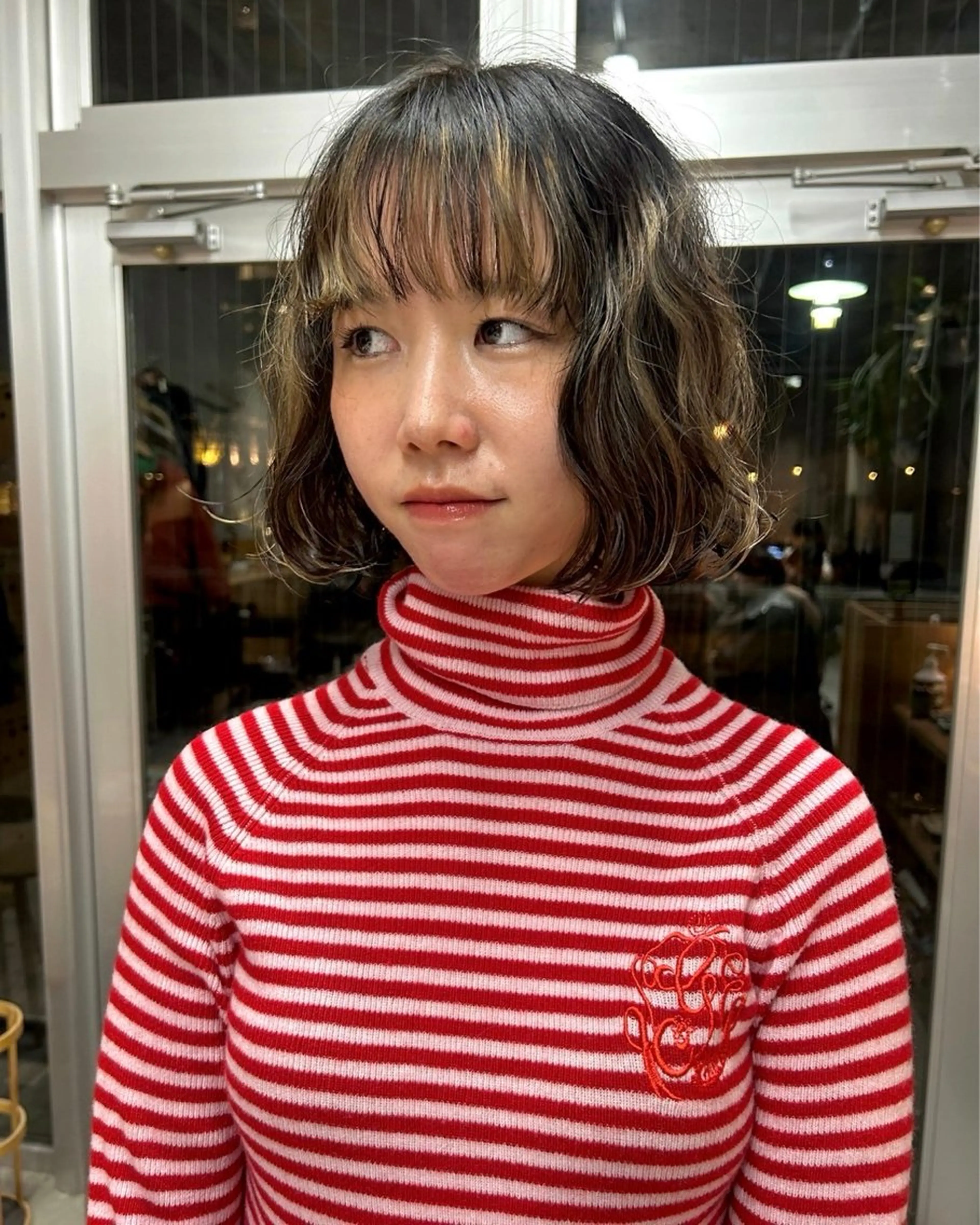 カラー 柔らかいオリーブ🍃 カラーNatsumiのヘアスタイル