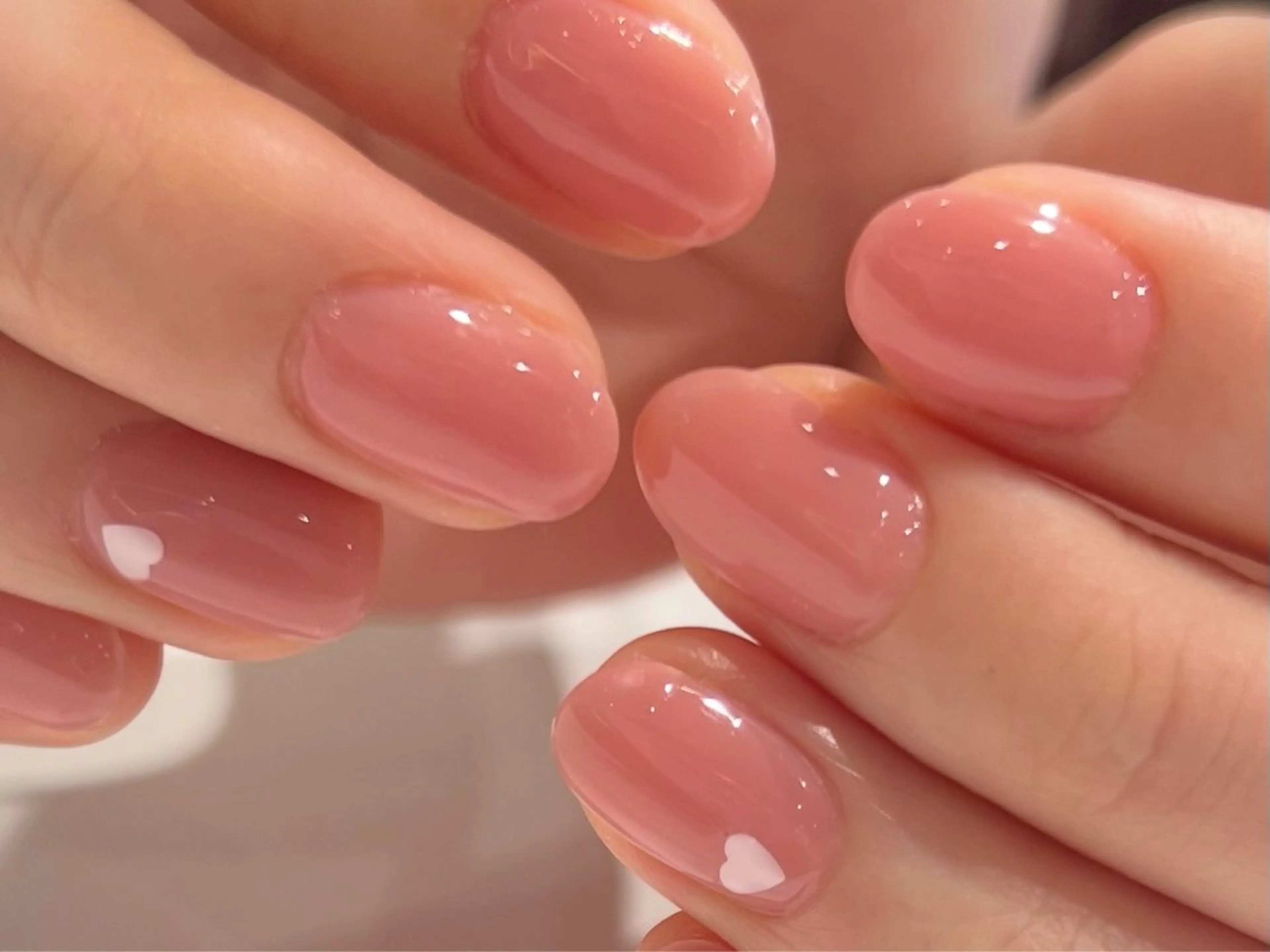 ネイル アートネイル ジェルネイル ハート パラジェル ハンドネイル VINGT NAIL Aika.Kのネイルデザイン