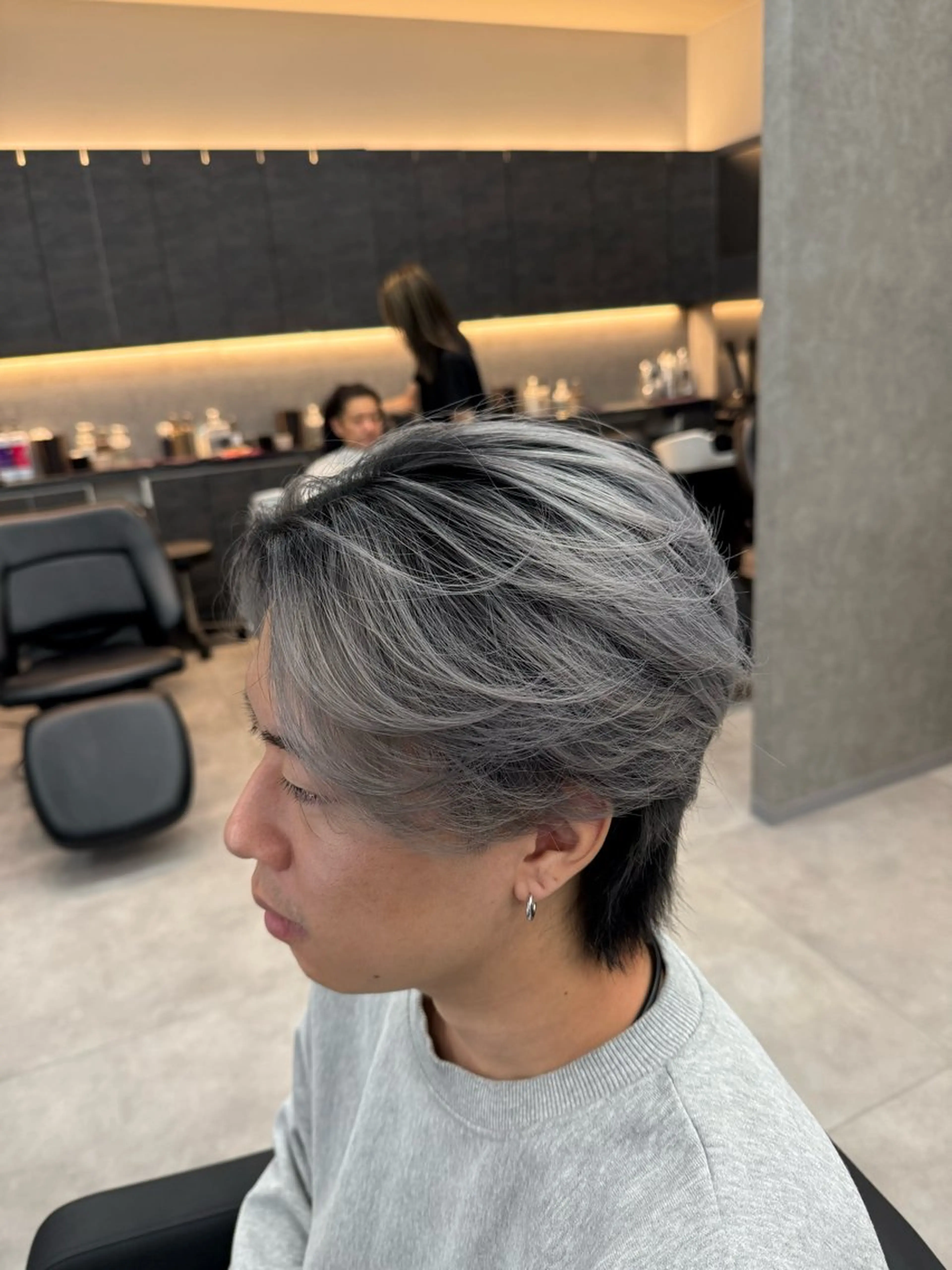 ショート カラー パーマ メンズ メンズバレイヤージュ バレイヤージュ レイヤーカット カット ヘアカラー メンズスペシャリスト 👑/YUTAのヘアスタイル