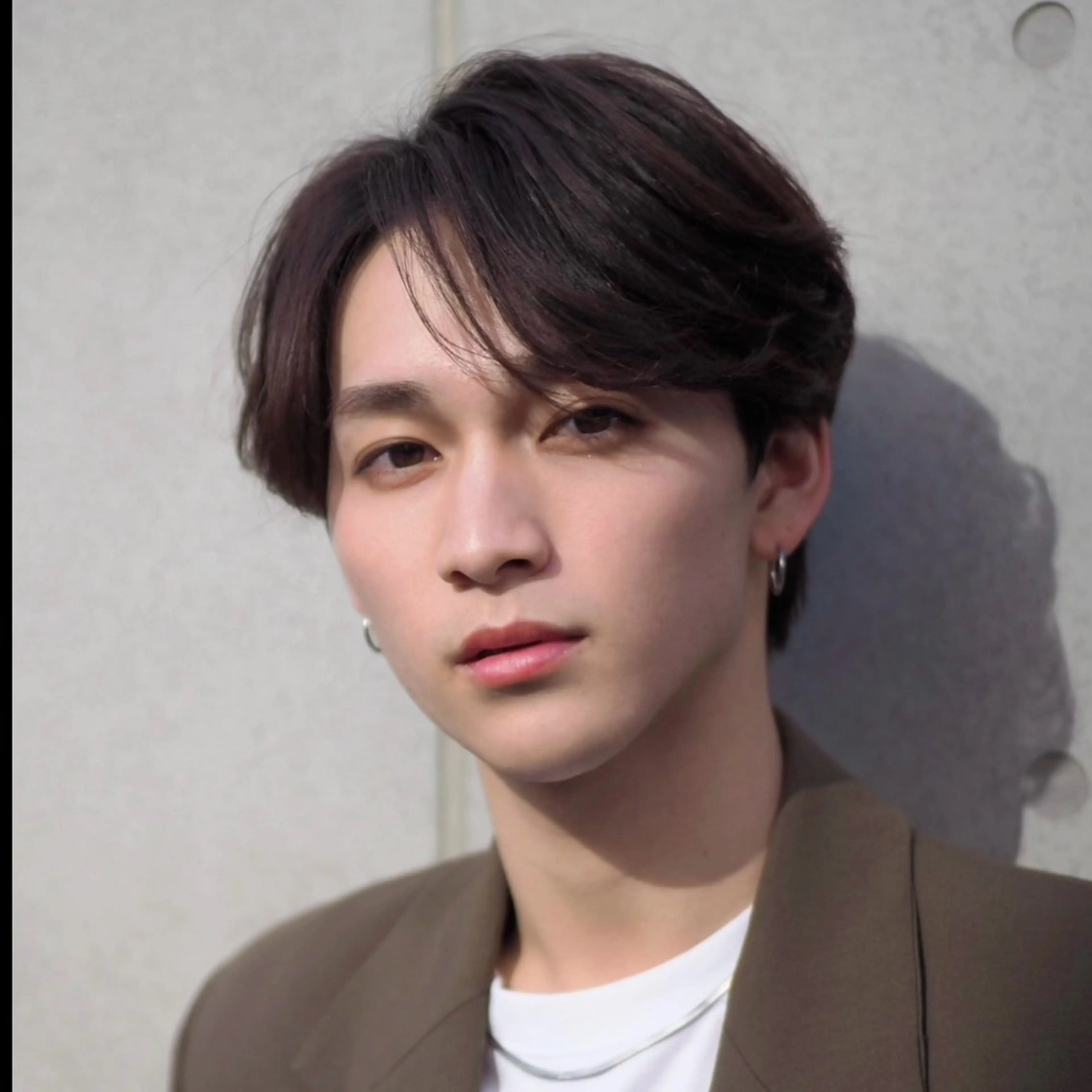 ショート パーマ 天使の羽バング・フェザーバング 韓国風ヘア ショートヘア ニュアンスパーマ カット パーマ トリートメント 【メンズヘア】 原宿/Kasumiのヘアスタイル