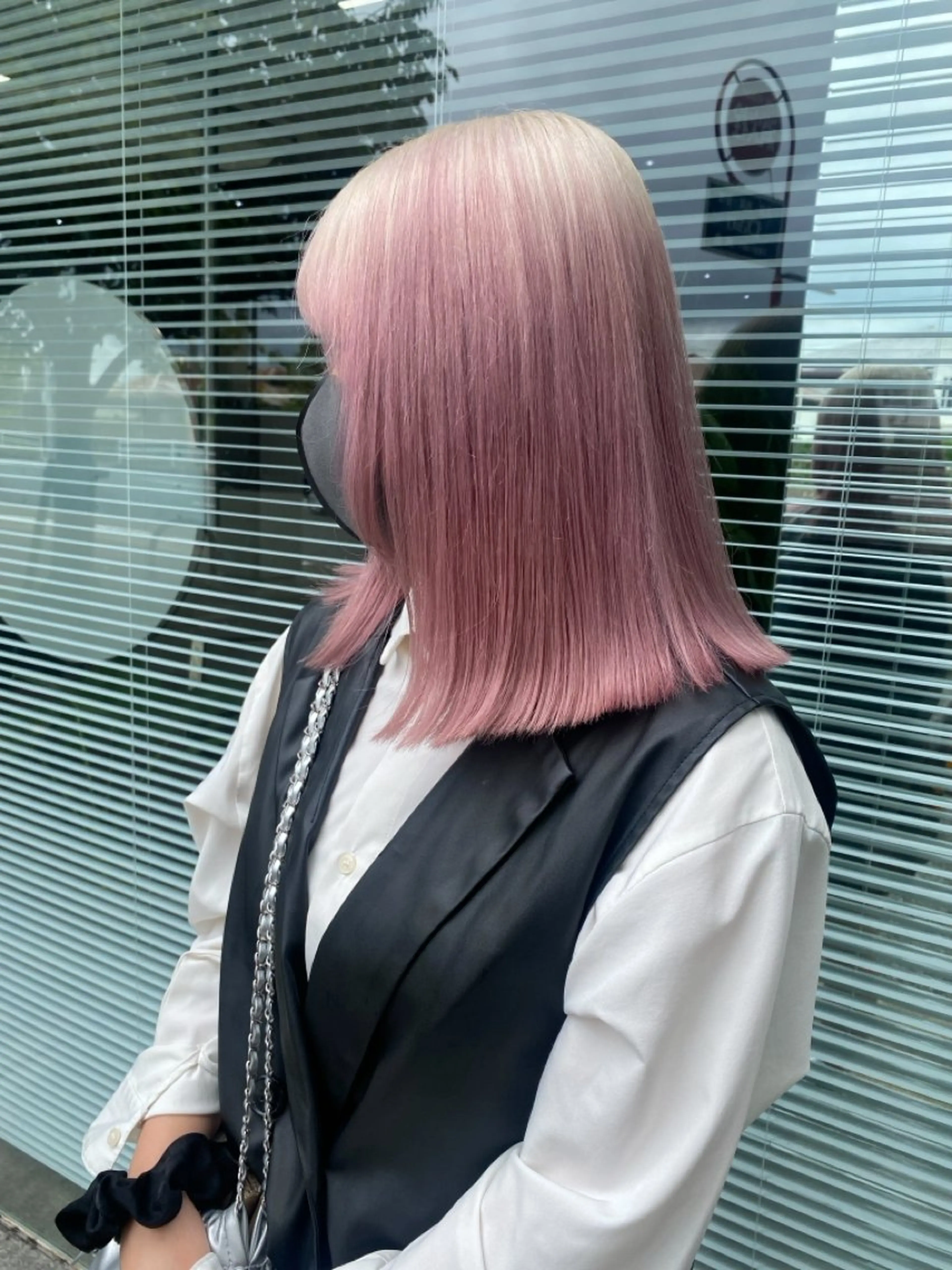 ミディアム qpula  大濠 西新所属・qpula クプラのヘアスタイル