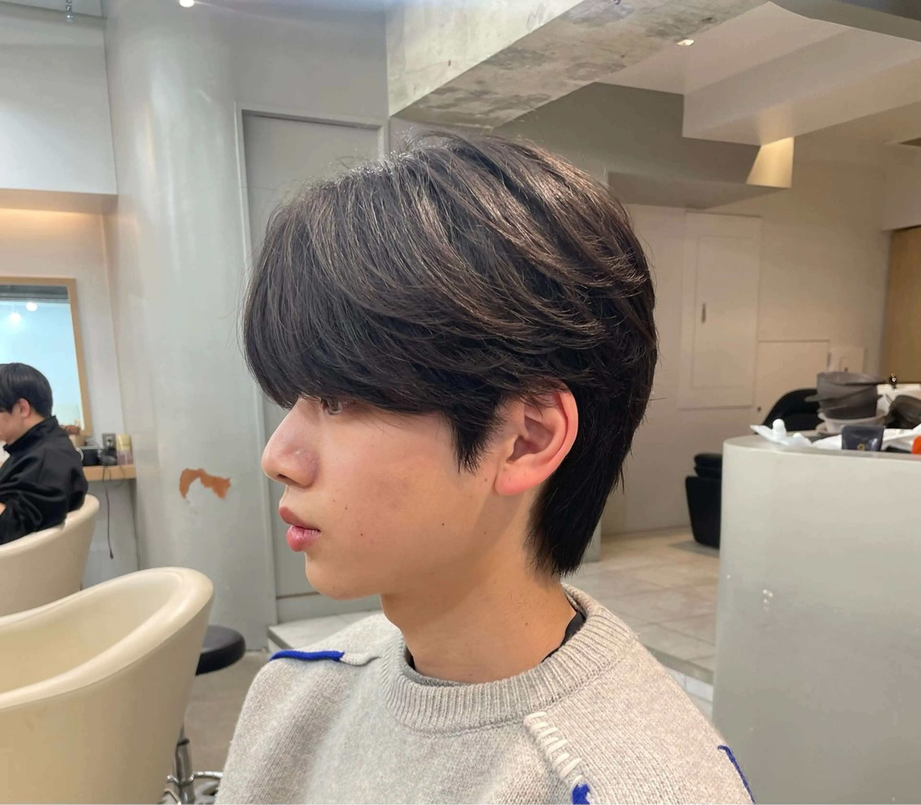 メンズ 縮毛矯正 AI TOKYO men's 渋谷所属・カマタ ハルキのヘアスタイル