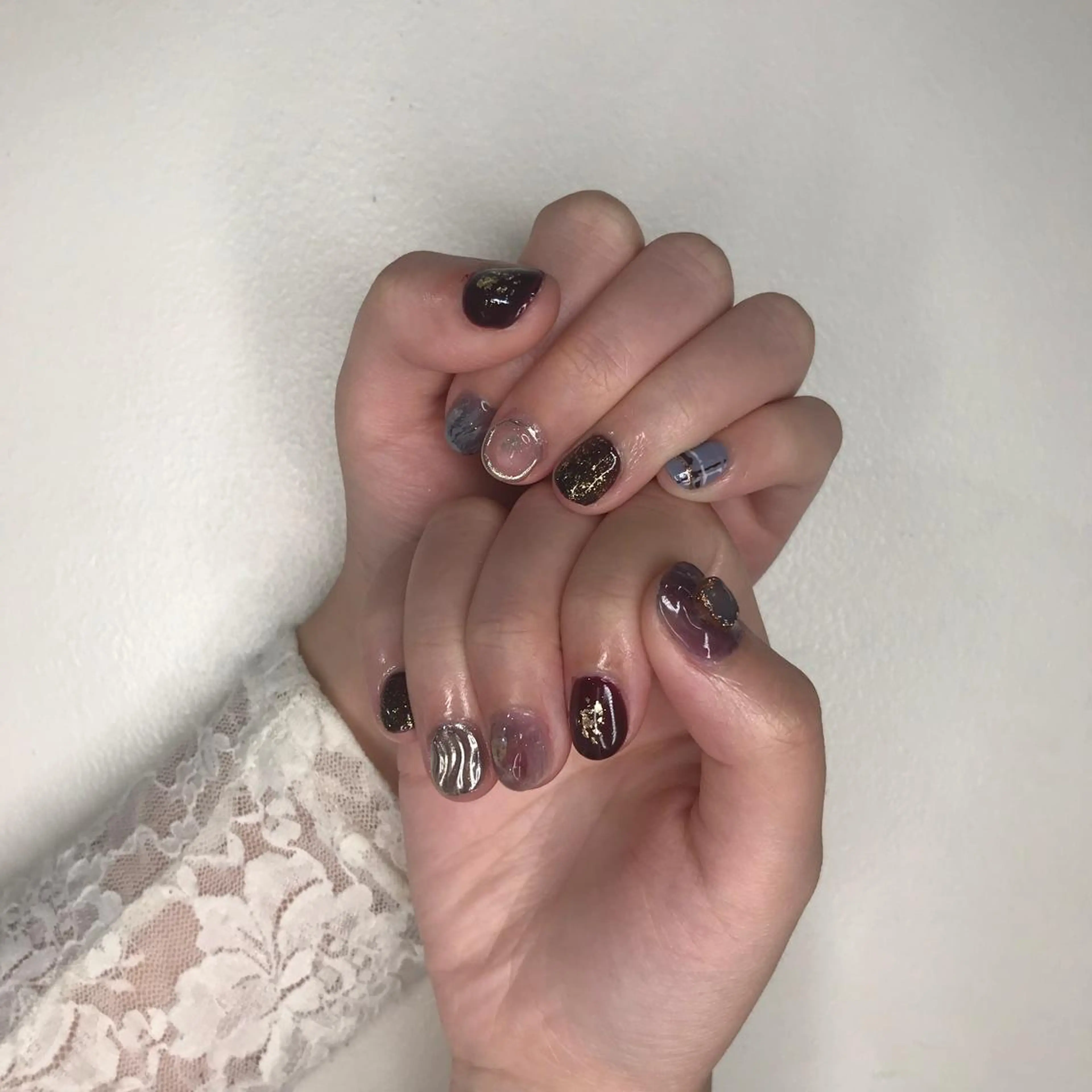 ネイル 【淡色color/ nail】maikoのネイルデザイン