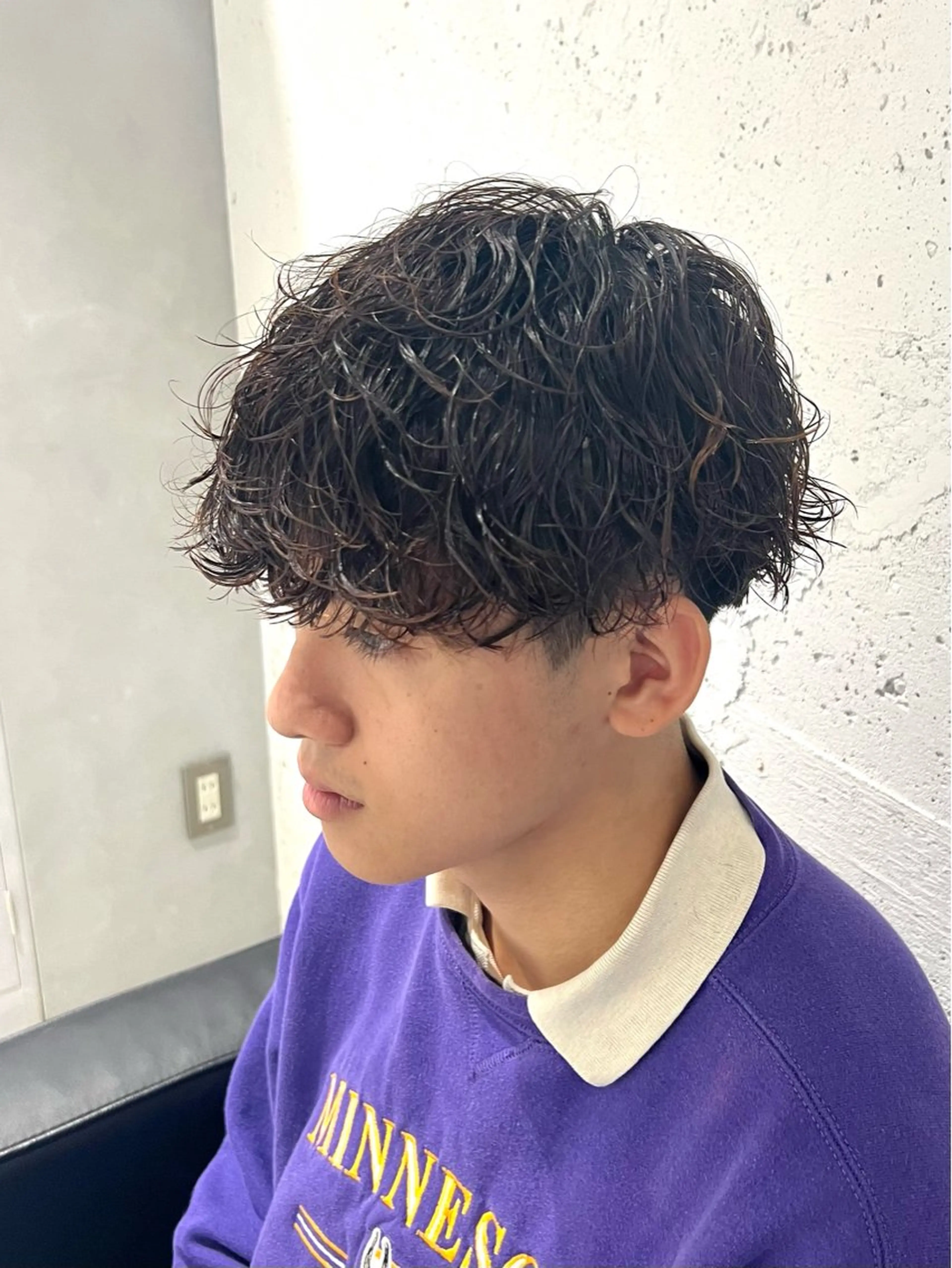 パーマ メンズ メンズカット松戸/韓 国/メンズパーマ航太のヘアスタイル