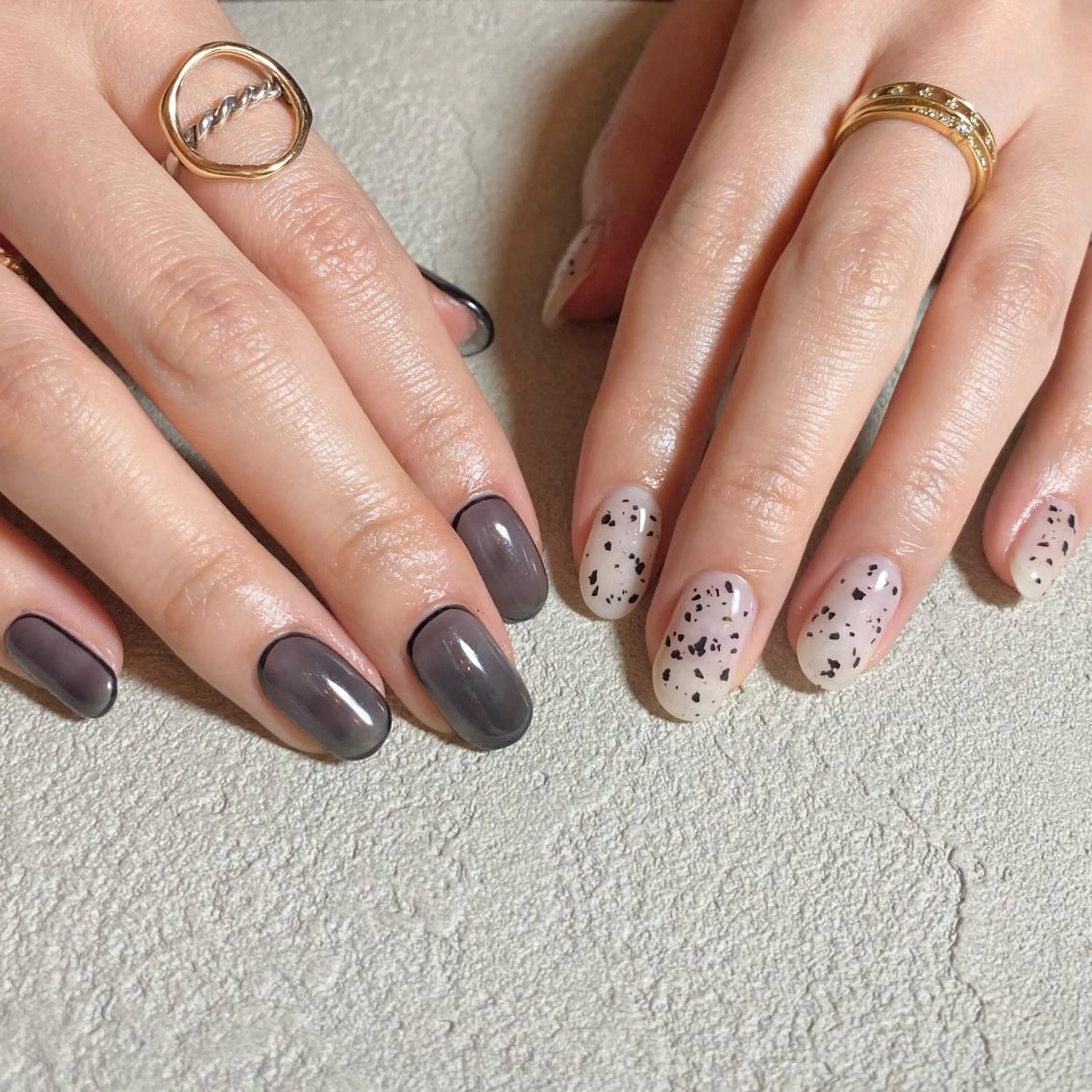 ネイル アートネイル ニュアンスネイル 春ネイル 夏ネイル ハンドネイル 山田 貴子のネイルデザイン