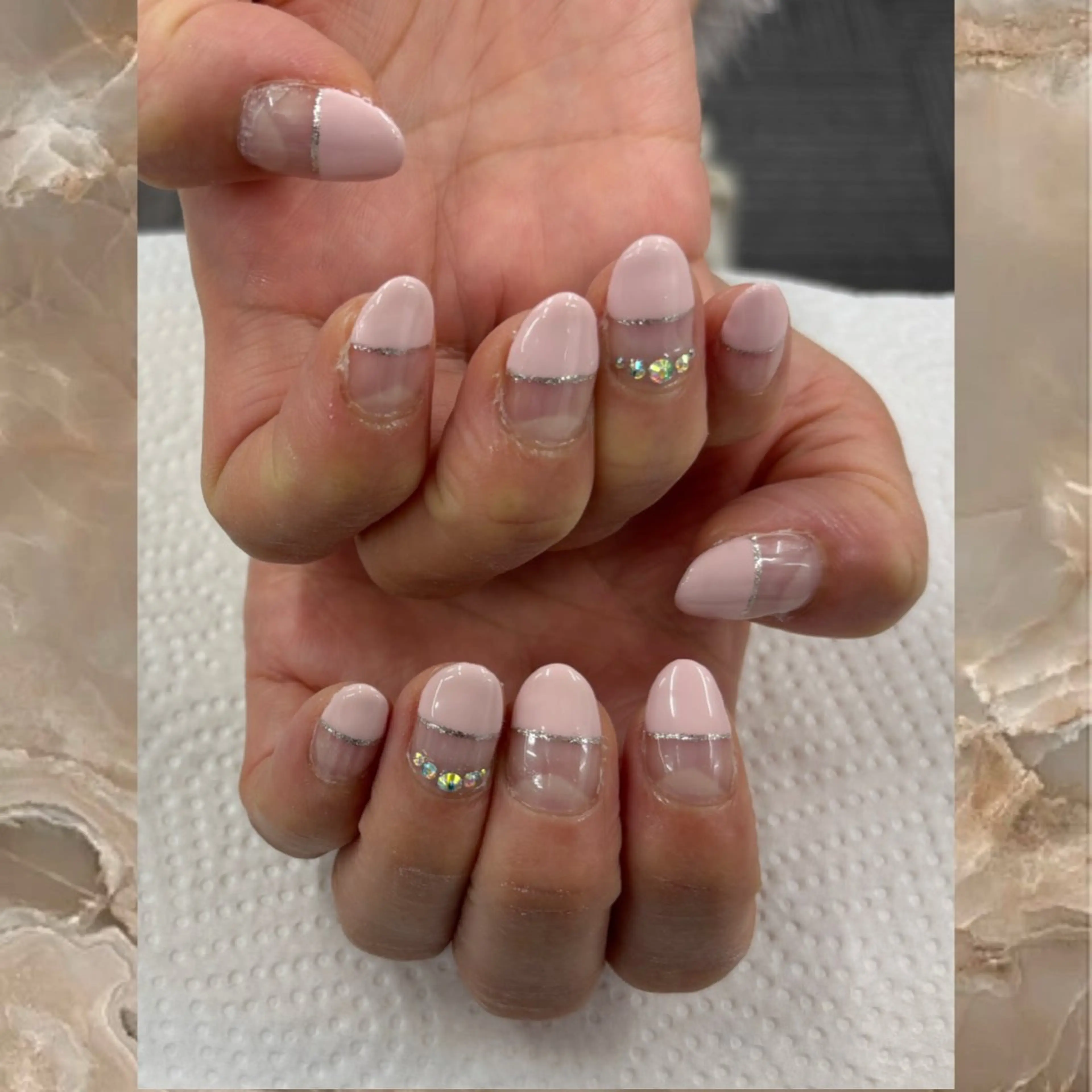 ネイル フレンチネイル 長谷川 葵のネイルデザイン