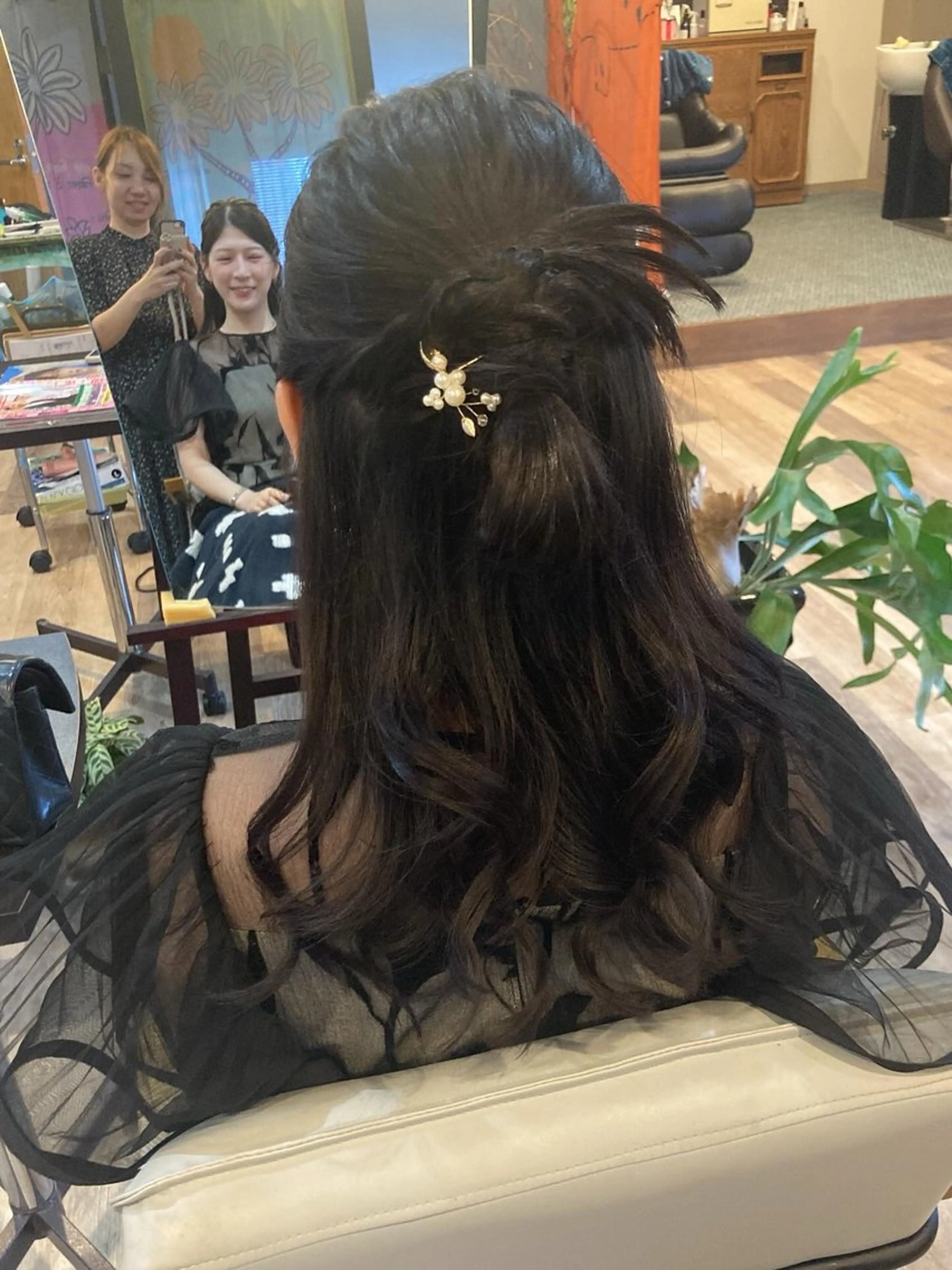 ロング ヘアセット 中野 紹江のヘアスタイル