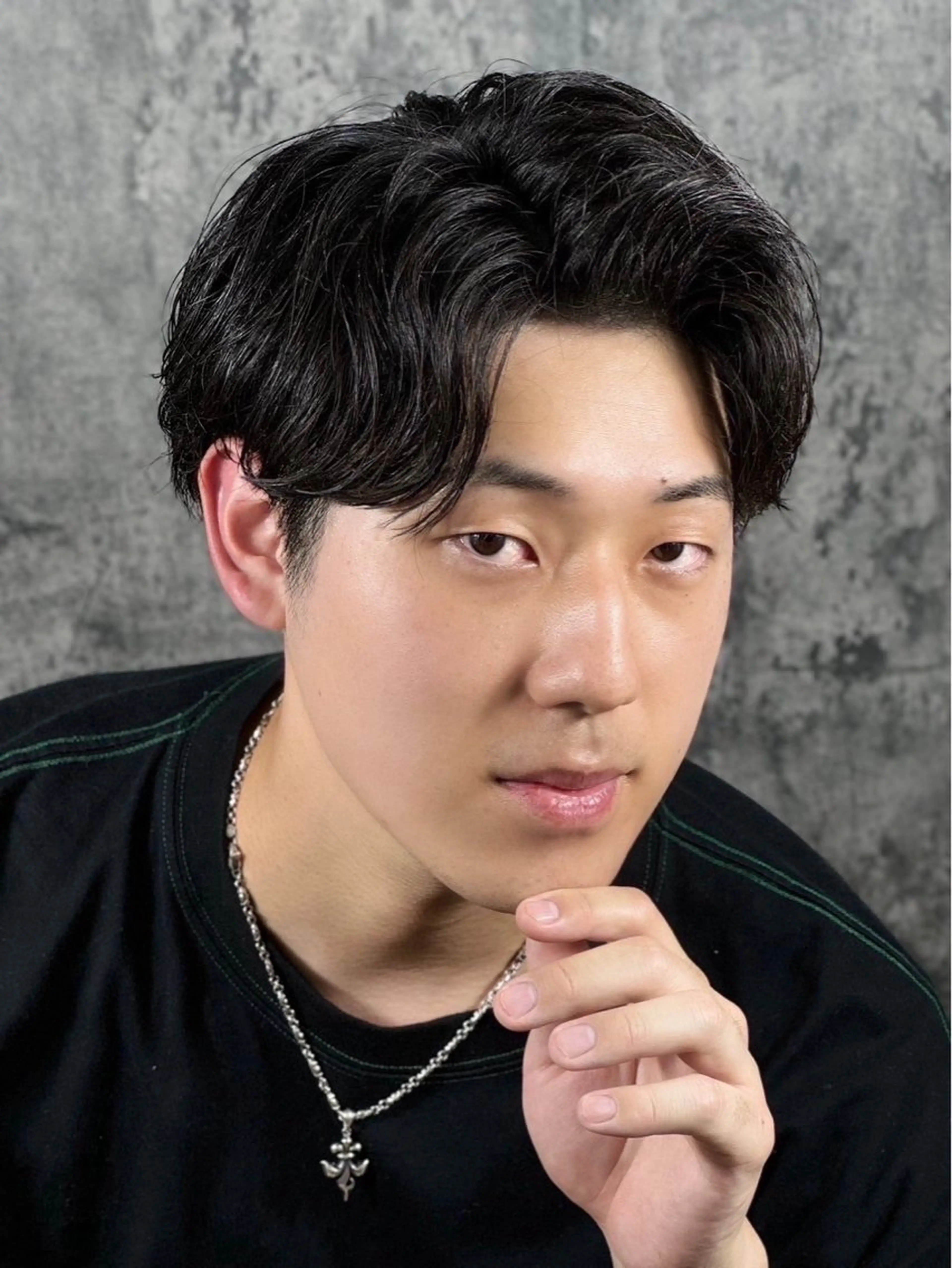 ミディアム 七澤 颯太のヘアスタイル