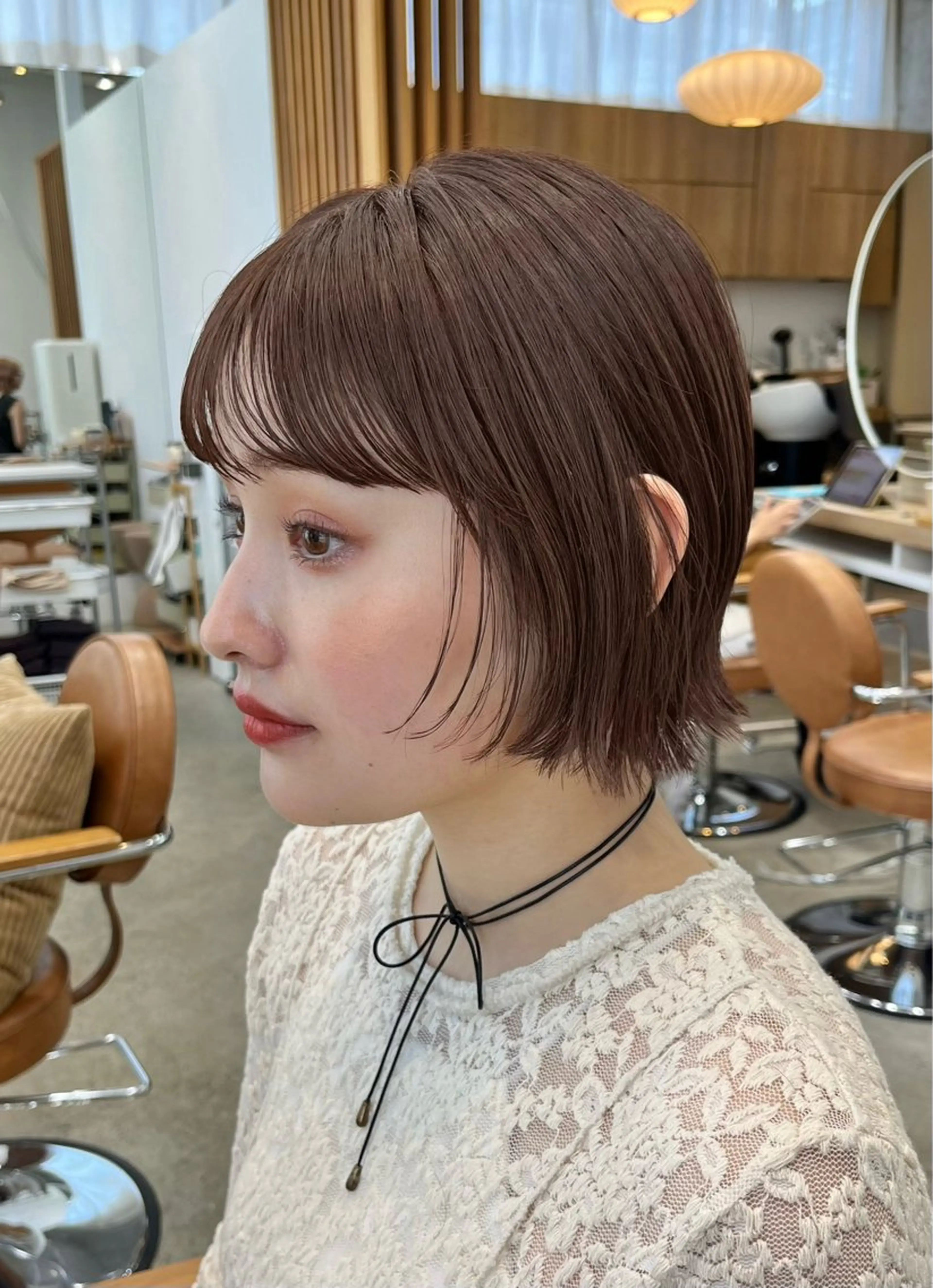 ショート 🫧レイヤー/暖色 /ベージュMAI🫧のヘアスタイル